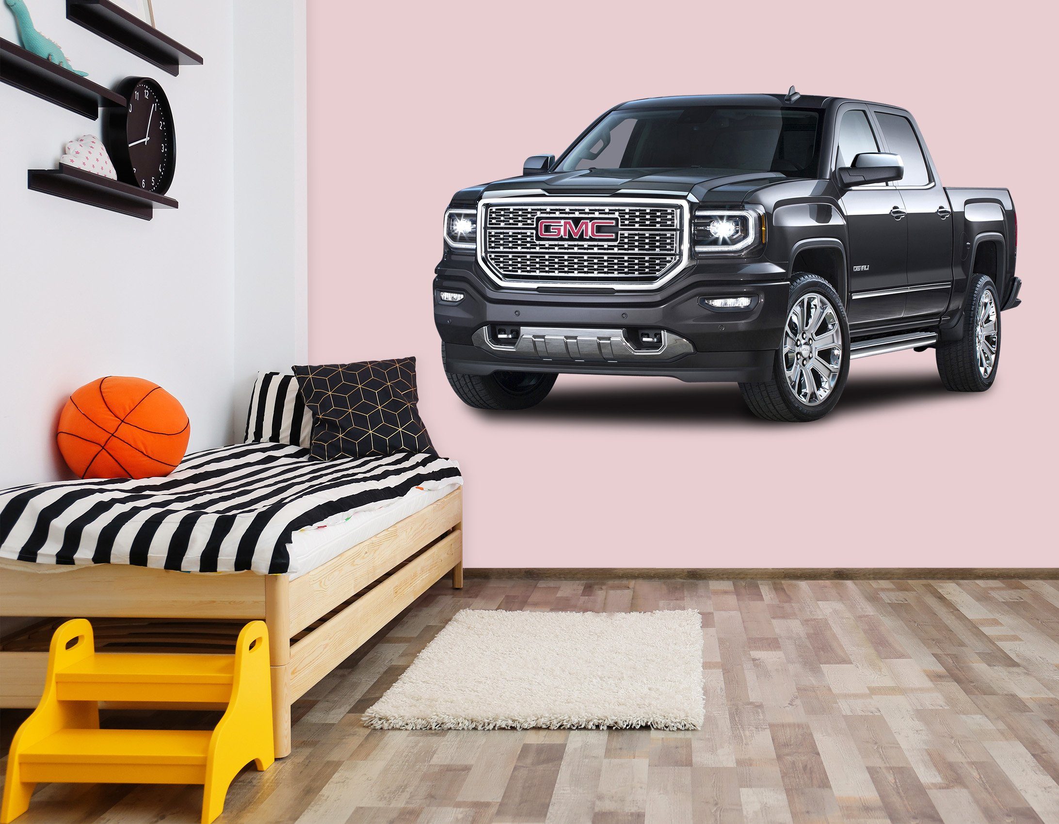 3D Black Pickup Truck 0001 Vehicles Wallpaper AJ Wallpaper