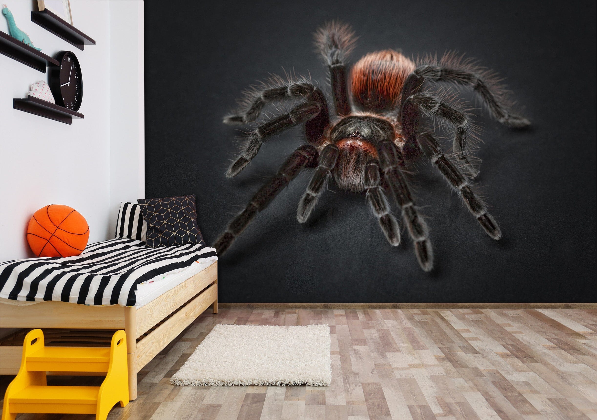 3D Red Spider 265 Wall Murals Wallpaper AJ Wallpaper 2