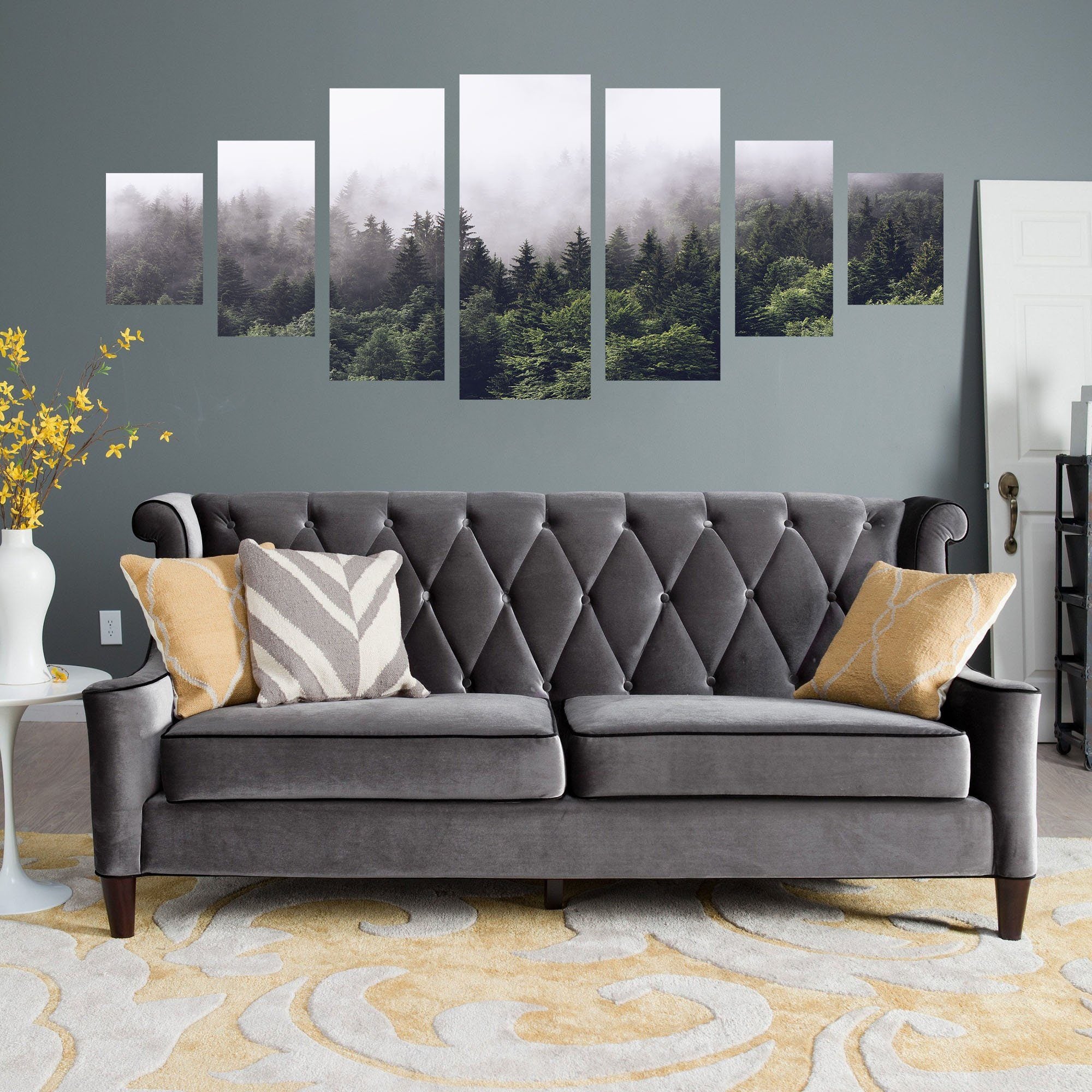 3D Early Fog 032 Unframed Print Wallpaper Wallpaper AJ Wallpaper