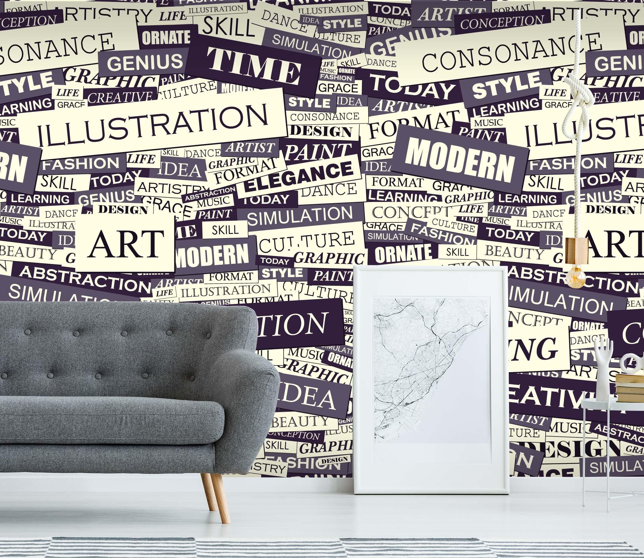 3D English Labels 012 Wallpaper AJ Wallpaper