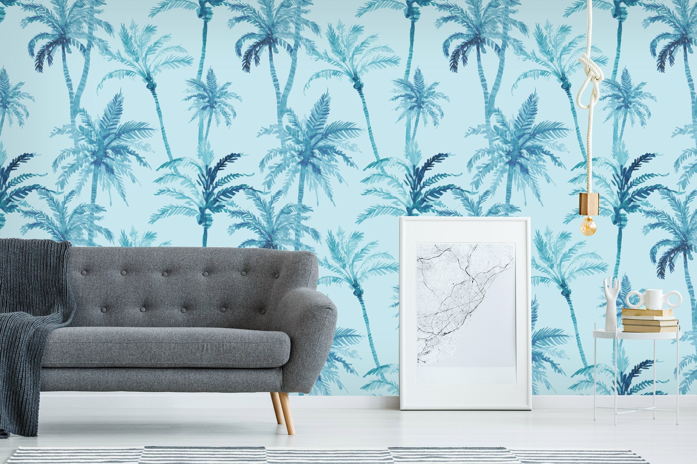 3D Coconut Tree Painting 435 Wallpaper AJ Wallpaper
