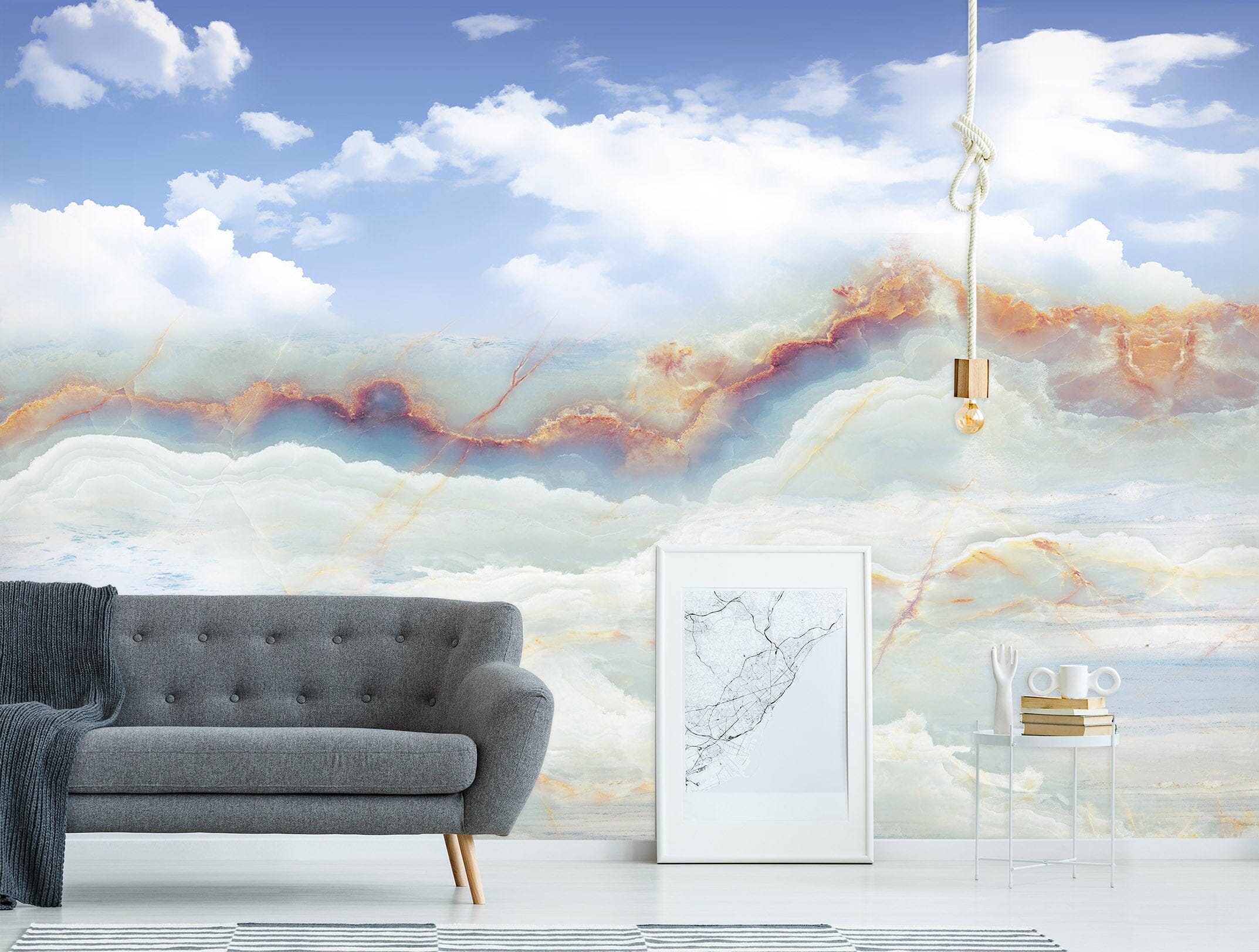 3D Colored Clouds 1404 Wall Murals Wallpaper AJ Wallpaper 2