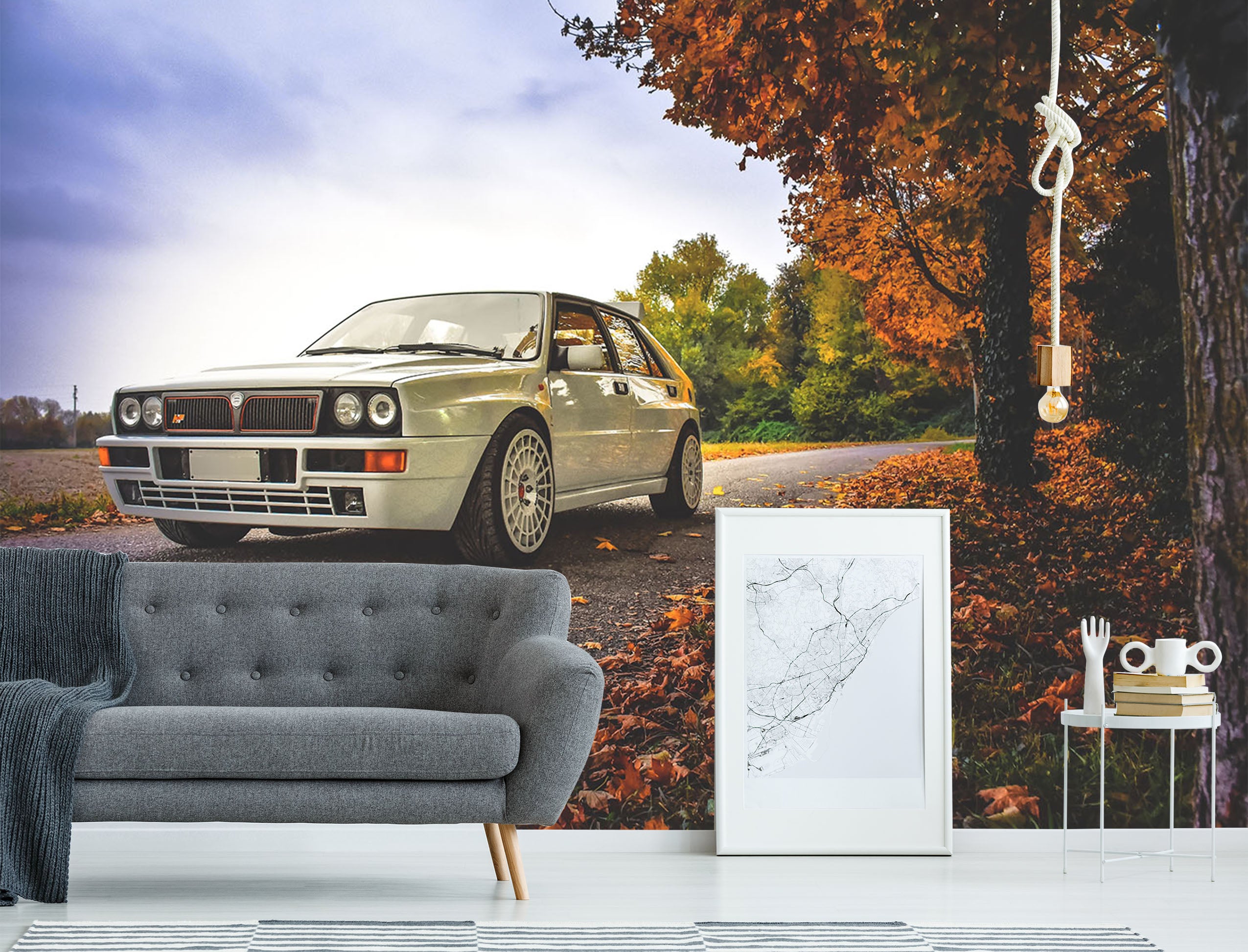 3D Asphalt Auto Car 098 Vehicle Wall Murals