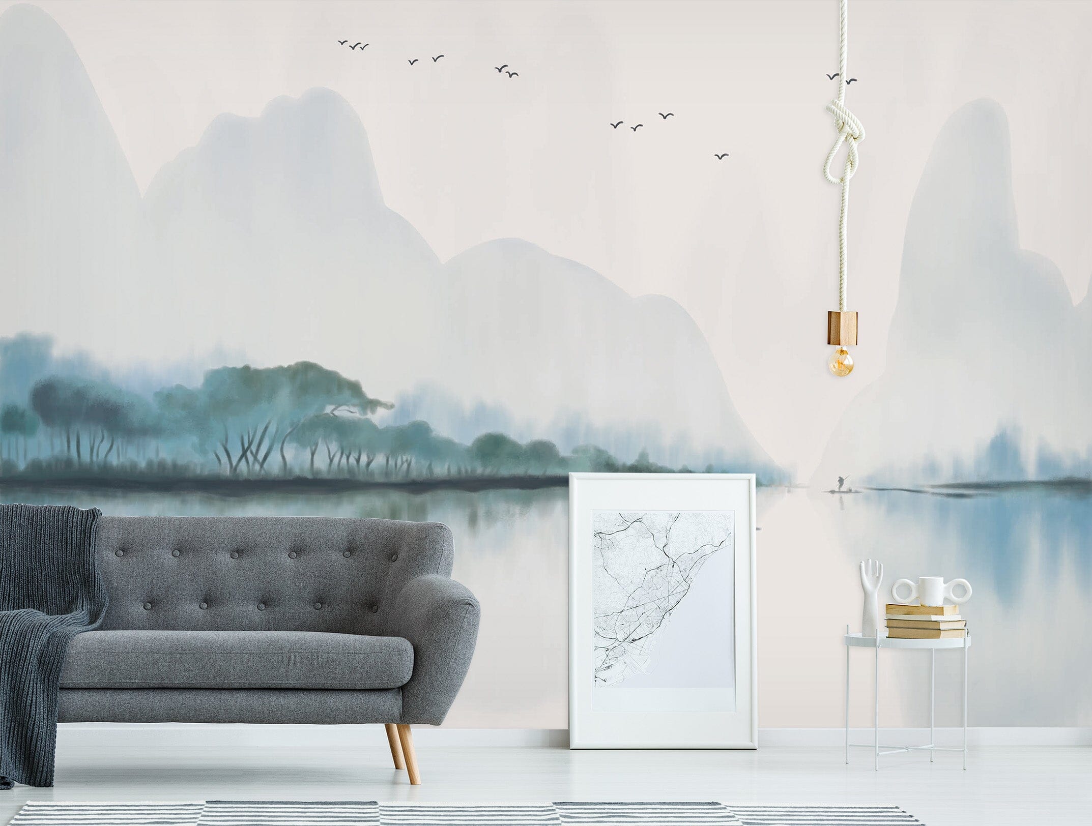 3D Forest River 1422 Wall Murals Wallpaper AJ Wallpaper 2