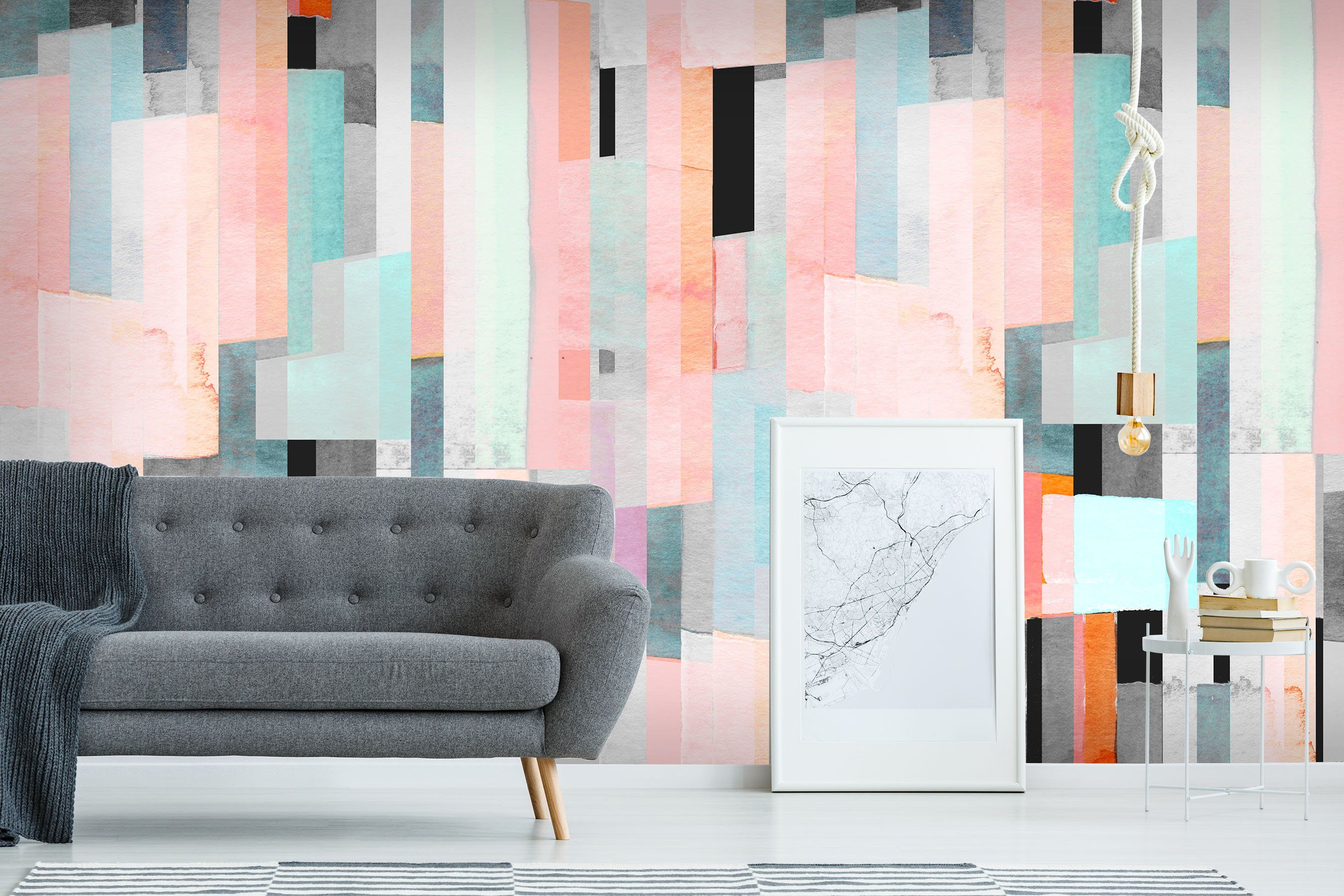 3D Vertical Line 030 Wallpaper AJ Wallpaper