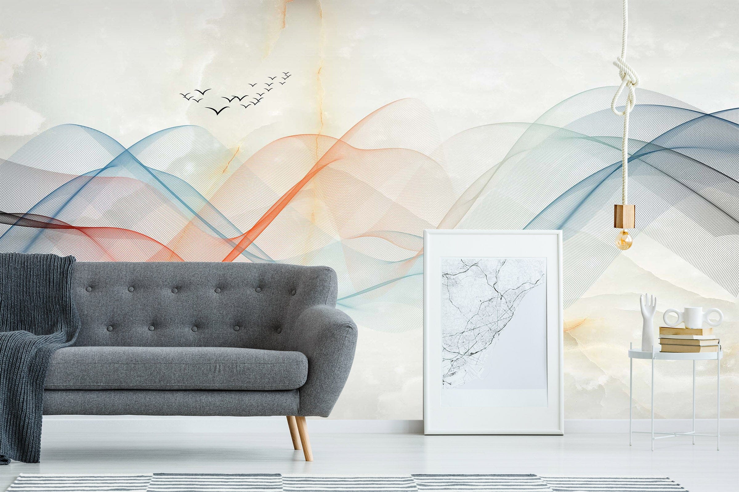 3D Color Wave 1458 Wall Murals Wallpaper AJ Wallpaper 2