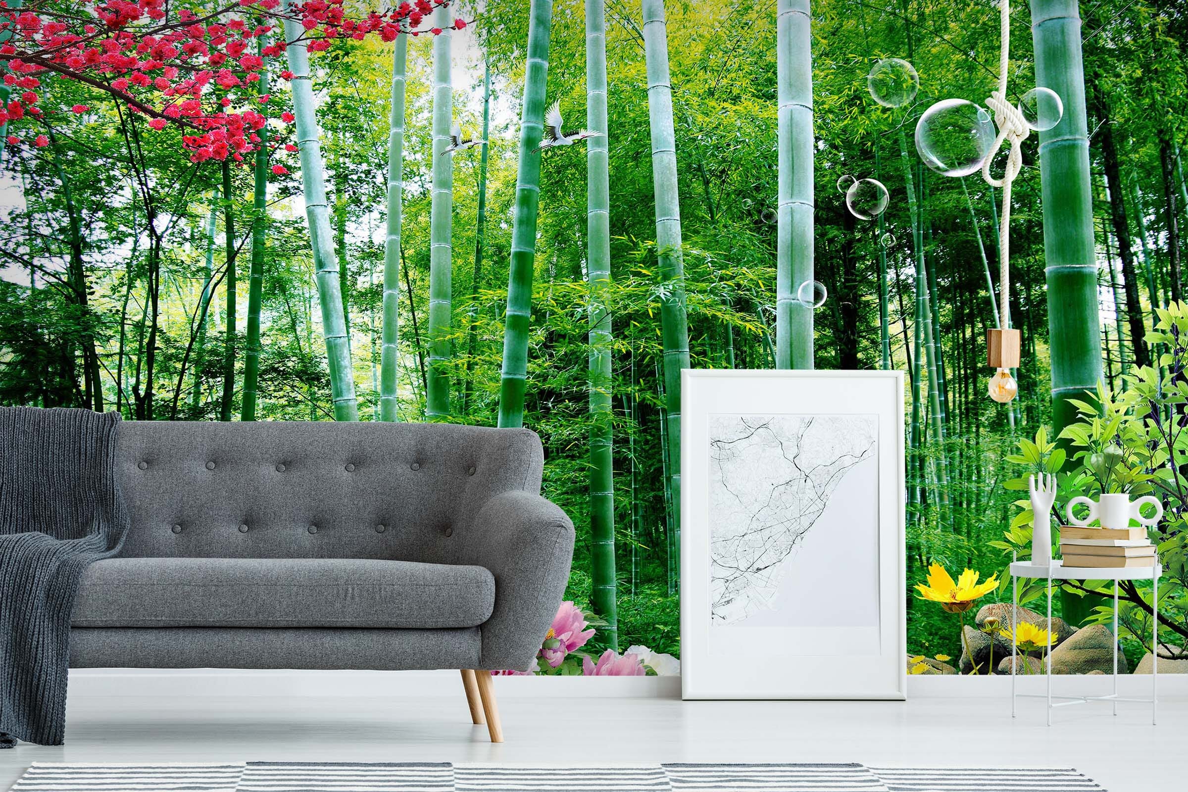 3D Peony 1525 Wall Murals Wallpaper AJ Wallpaper 2