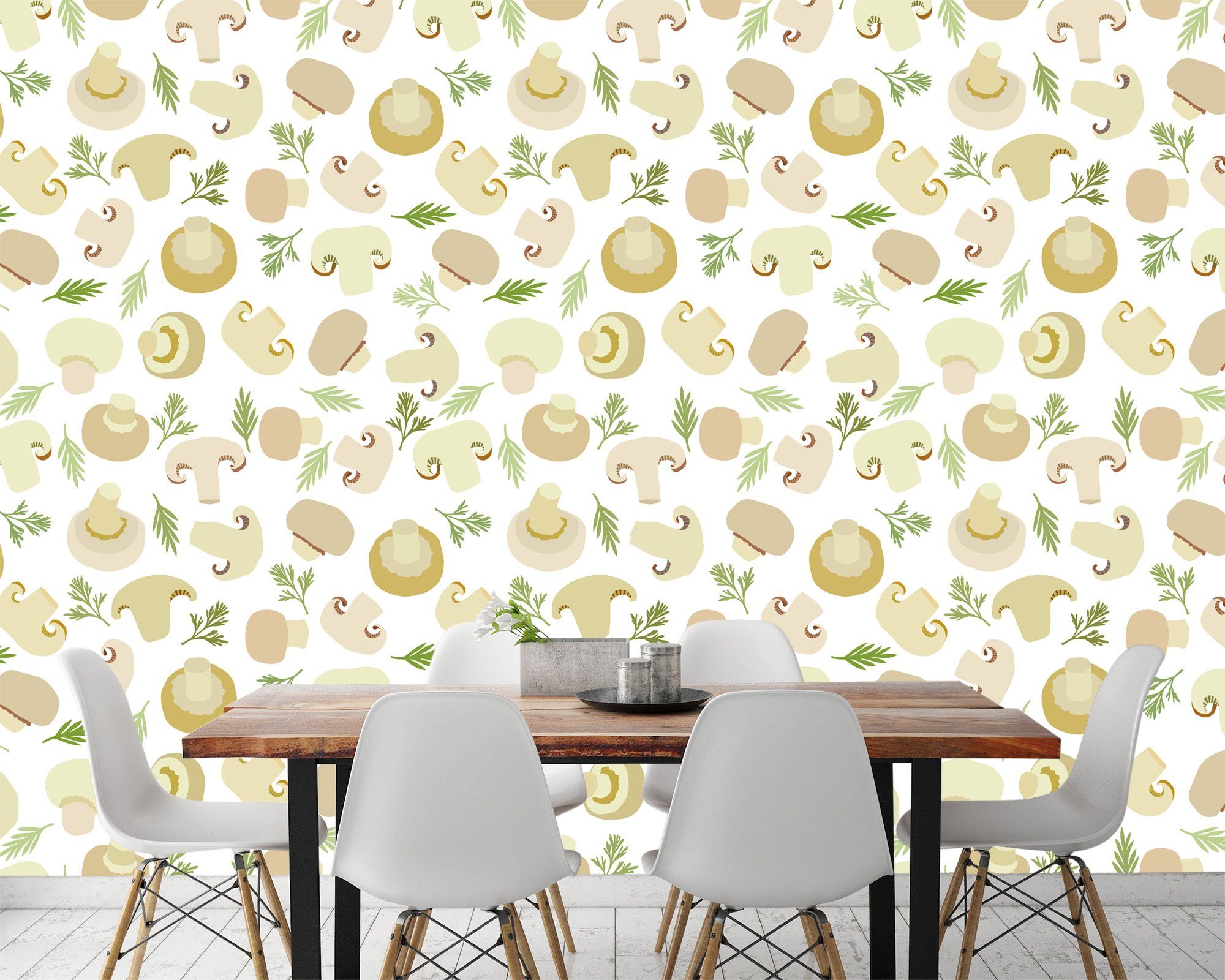 3D Mushroom Pattern 496 Wallpaper AJ Wallpaper