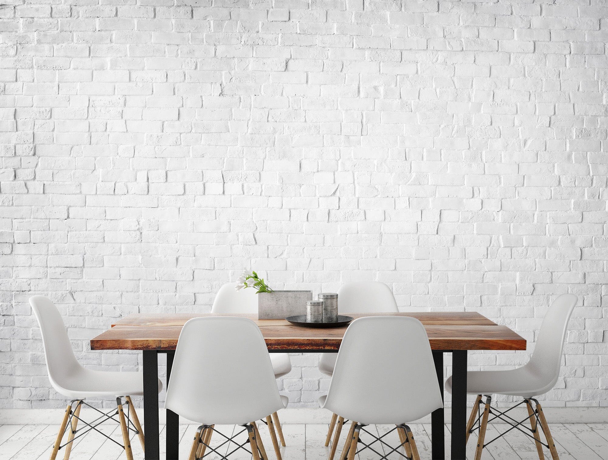 3D White Painted Brick Wall 75 Wall Murals Wallpaper AJ Wallpaper 2