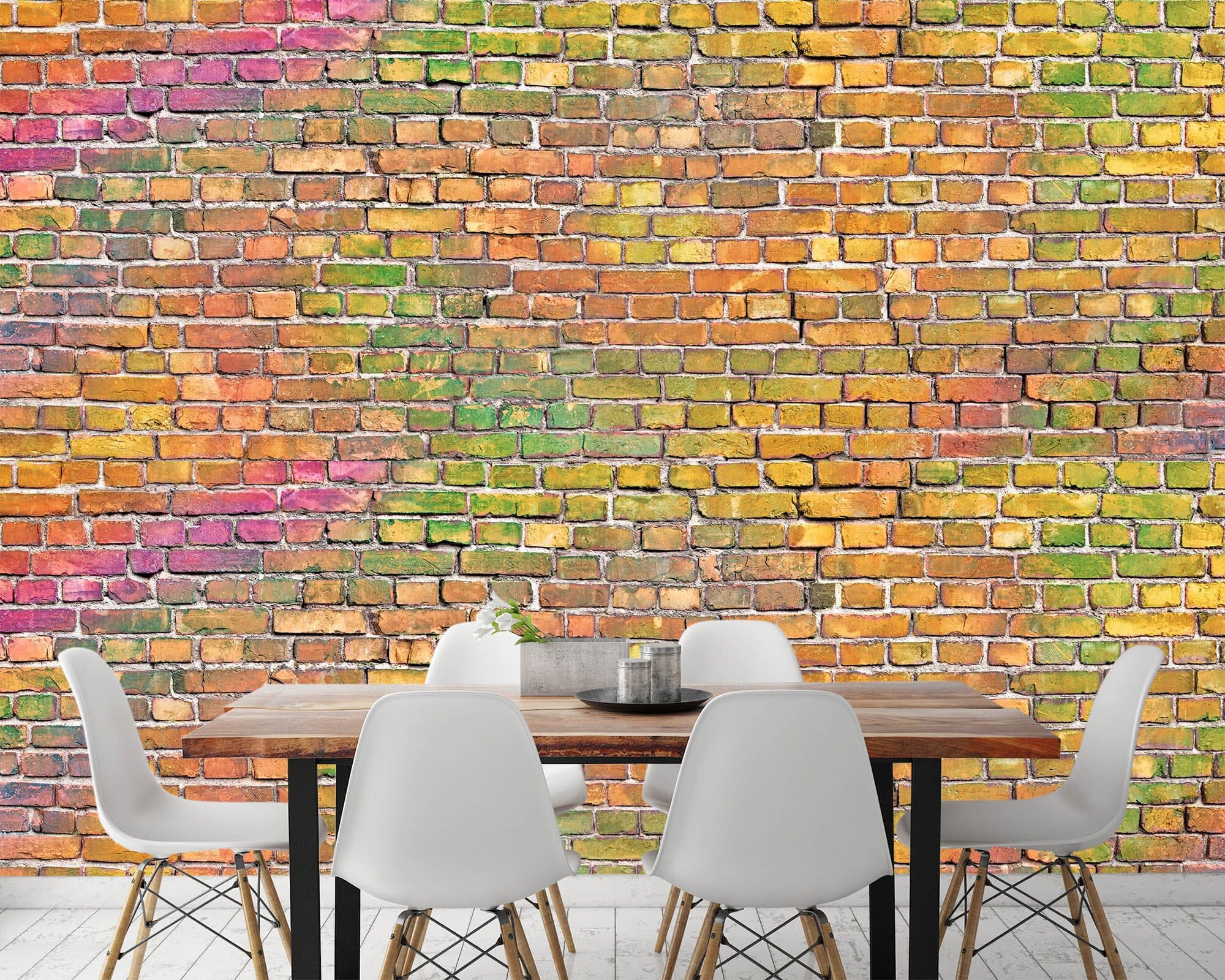 3D Colored Crick Wall 69 Wall Murals Wallpaper AJ Wallpaper 2