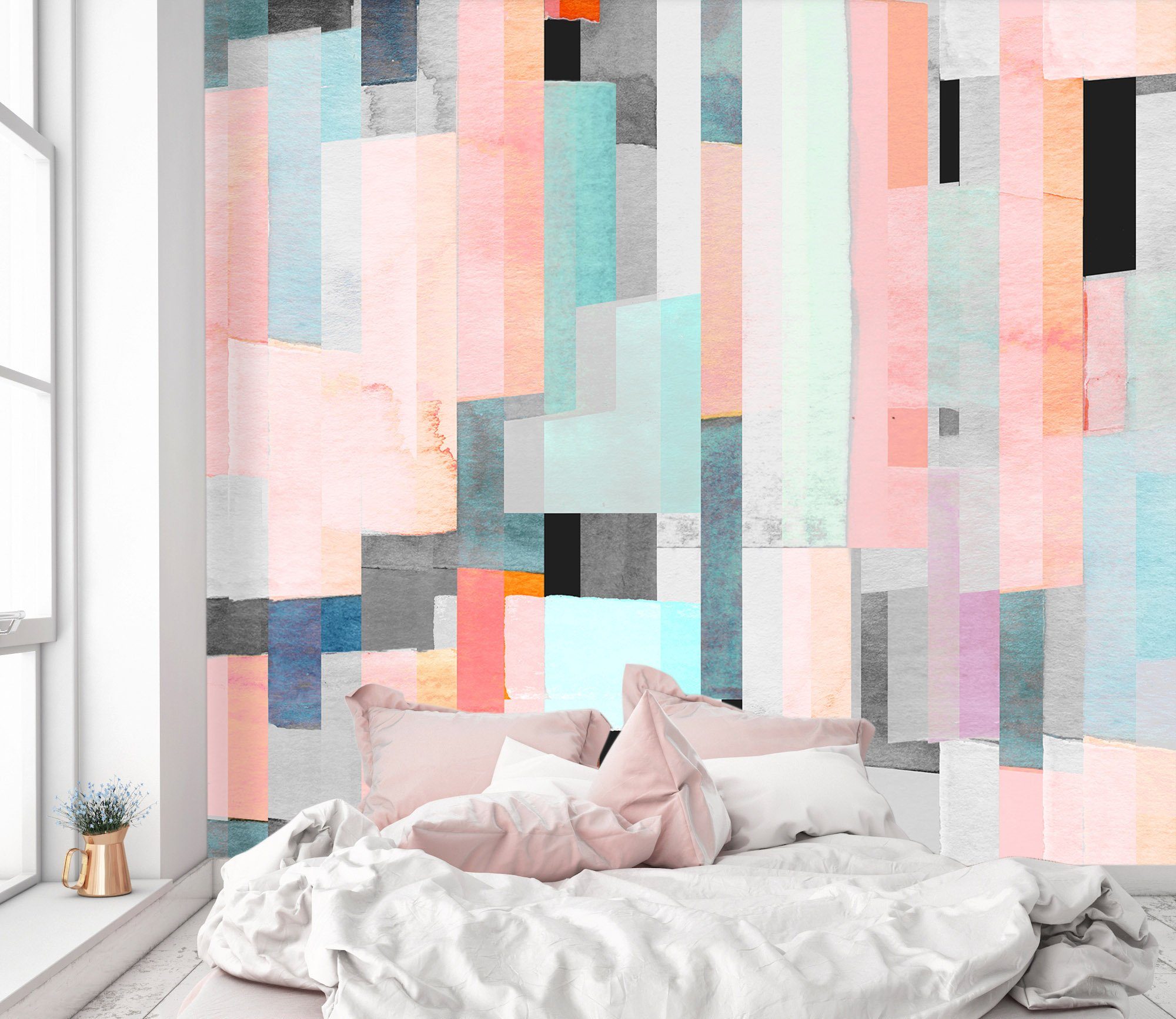 3D Vertical Line 030 Wallpaper AJ Wallpaper