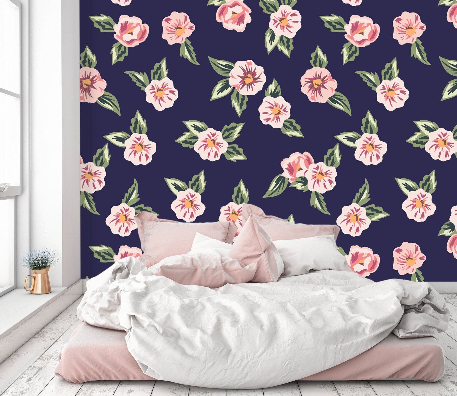 3D Hand Painted Flower 236 Wallpaper AJ Wallpaper