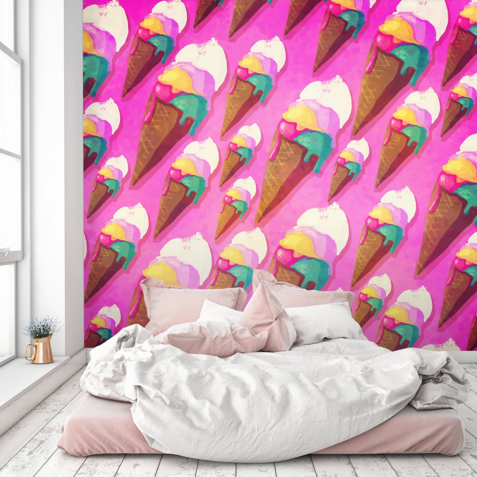 3D Lovely Ice Cream 211 Wallpaper AJ Wallpaper 2