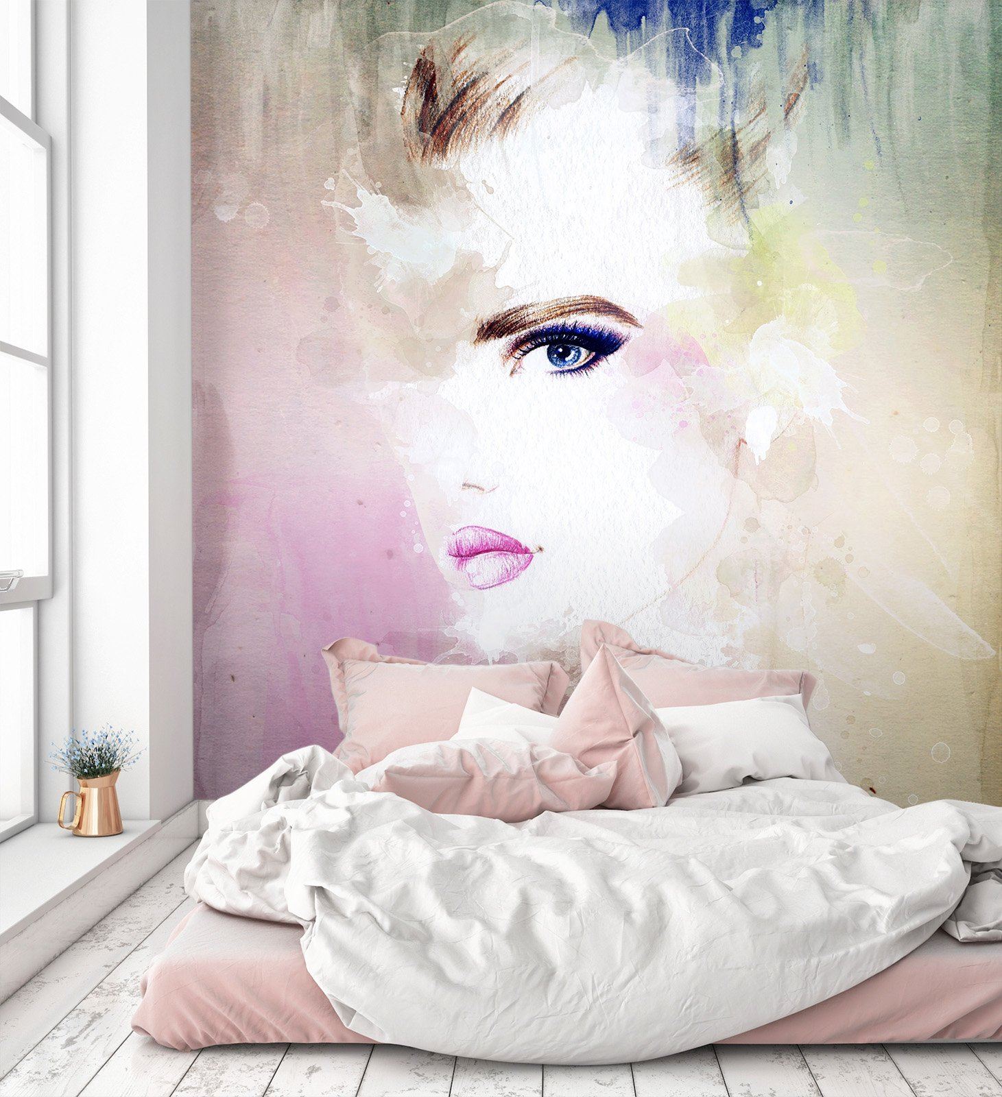 3D Beautiful Woman 124 Wall Murals Wallpaper AJ Wallpaper 2