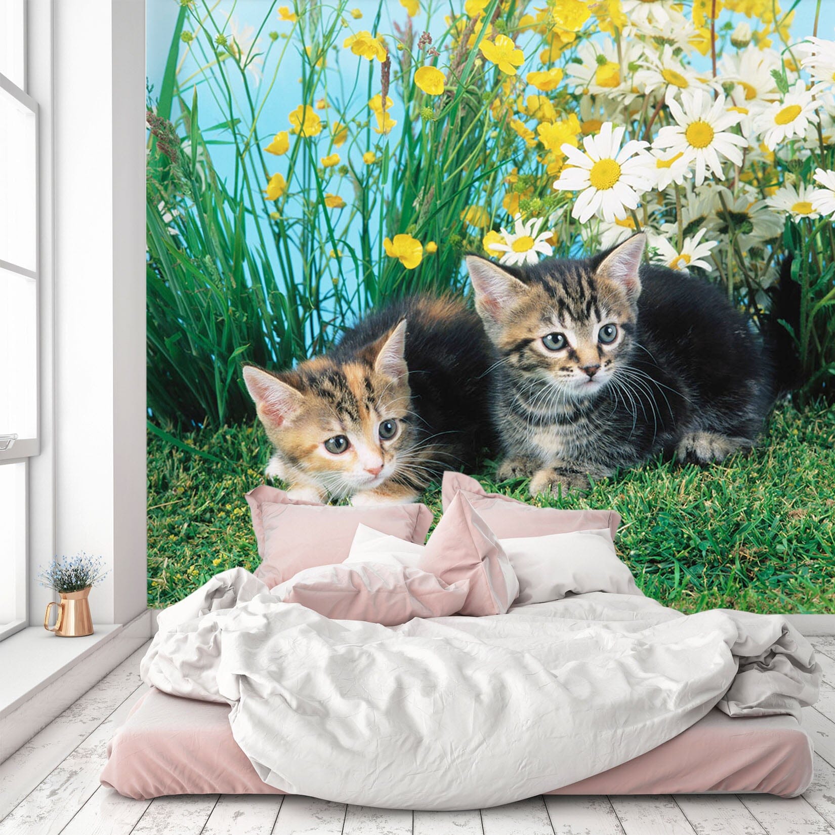 3D Kitten Cub 170 Wall Murals Wallpaper AJ Wallpaper 2