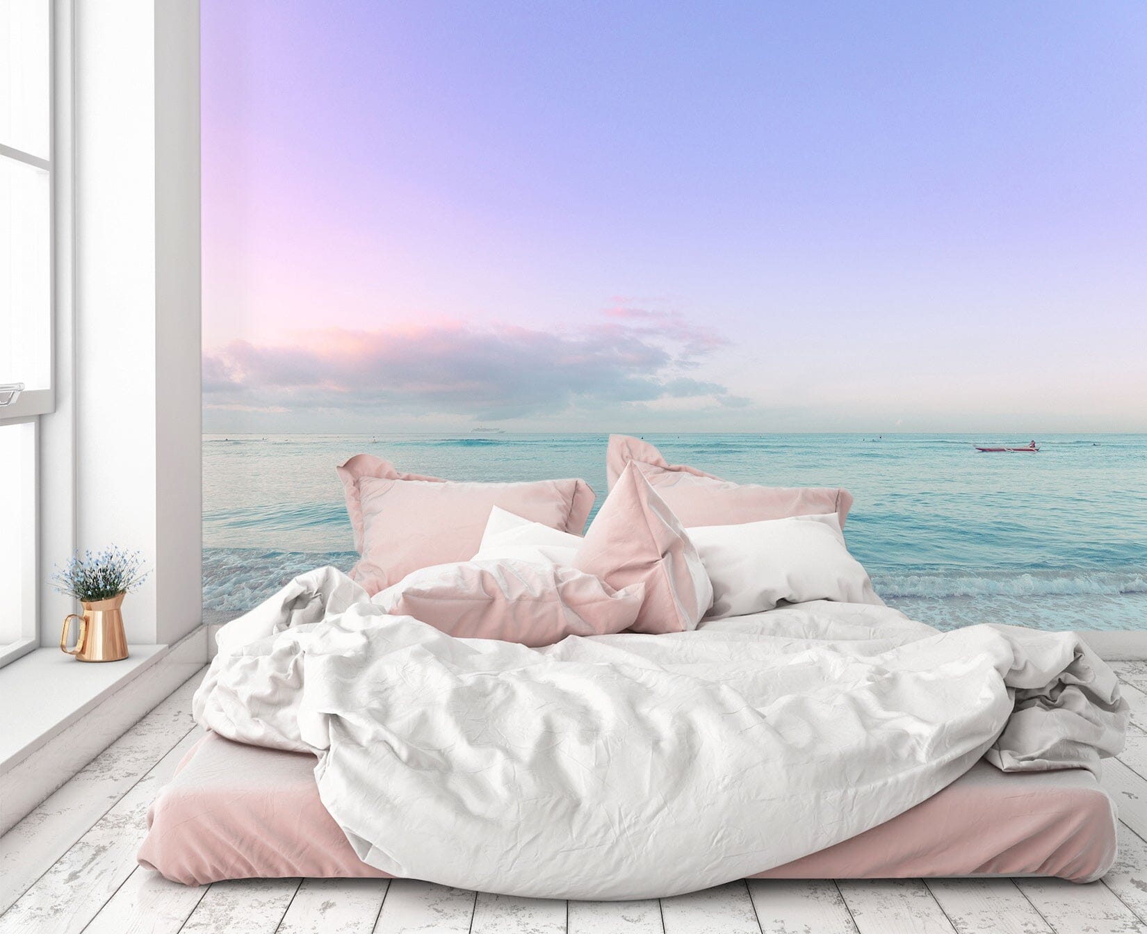 3D Purple Sky 111 Noirblanc777 Wall Mural Wall Murals Wallpaper AJ Wallpaper 2