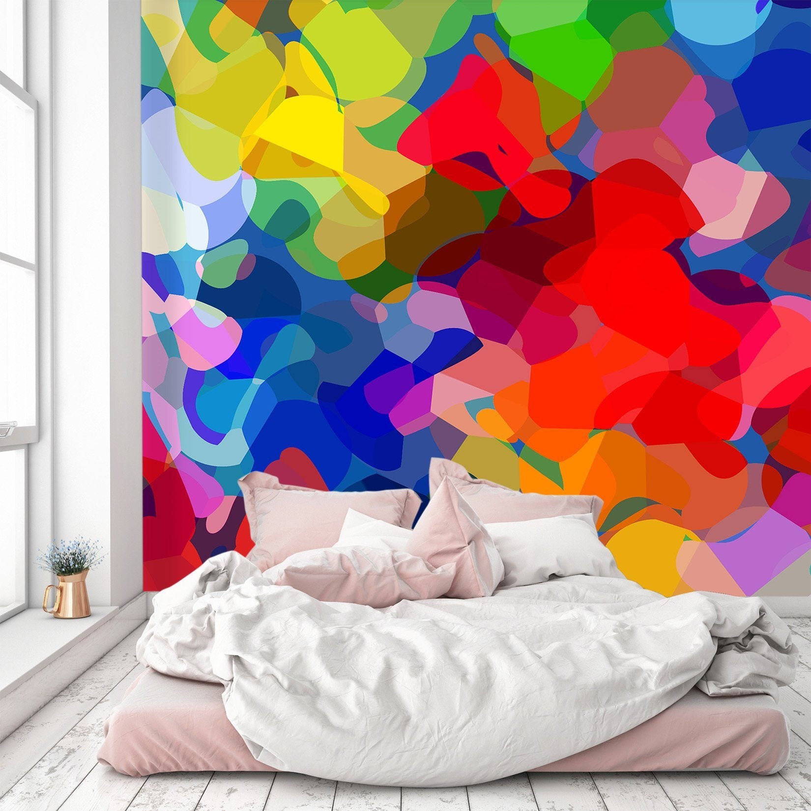 3D Bright Colors 1006 Shandra Smith Wall Mural Wall Murals Wallpaper AJ Wallpaper 2
