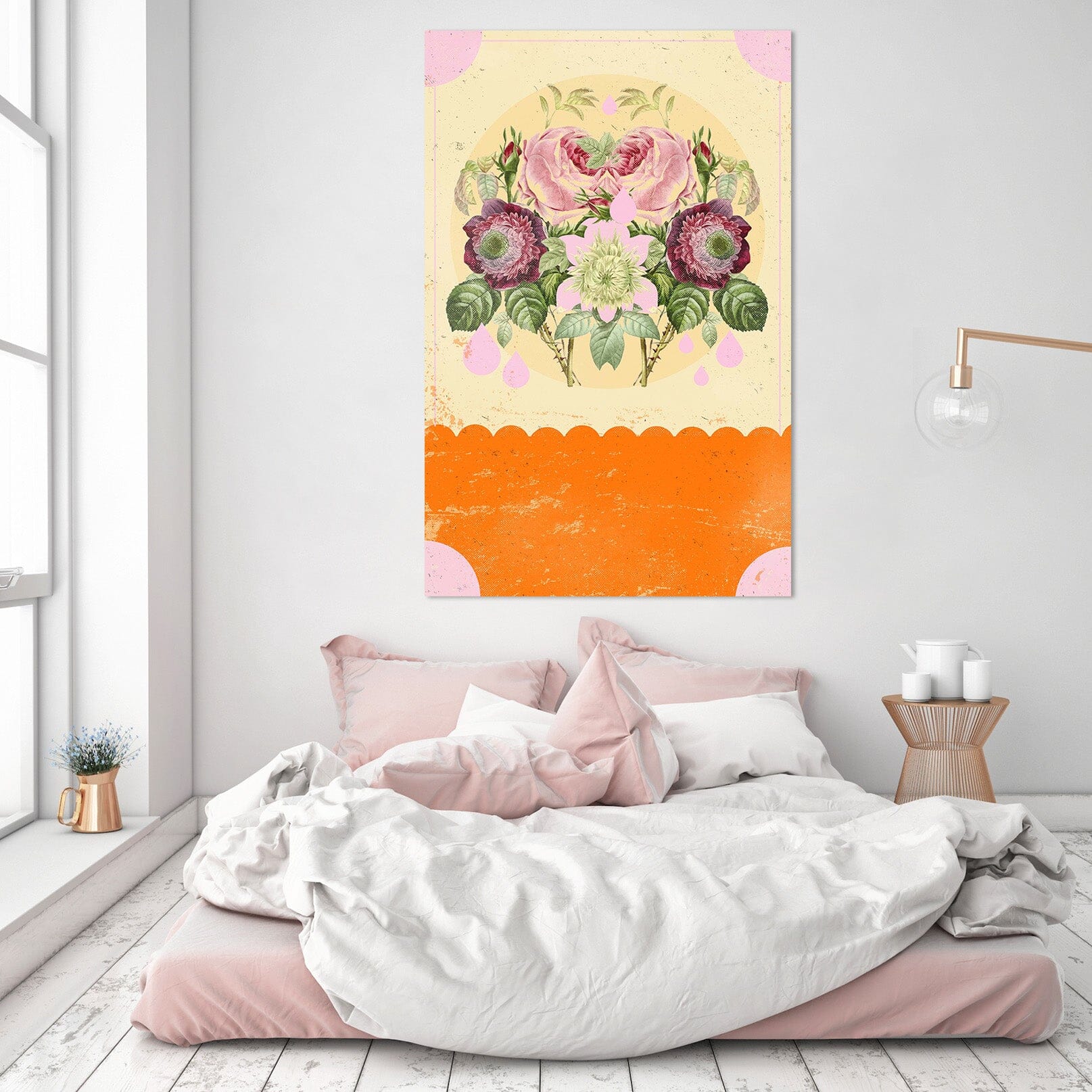 3D Flower Cluster 021 Showdeer Wall Sticker Wallpaper AJ Wallpaper 2