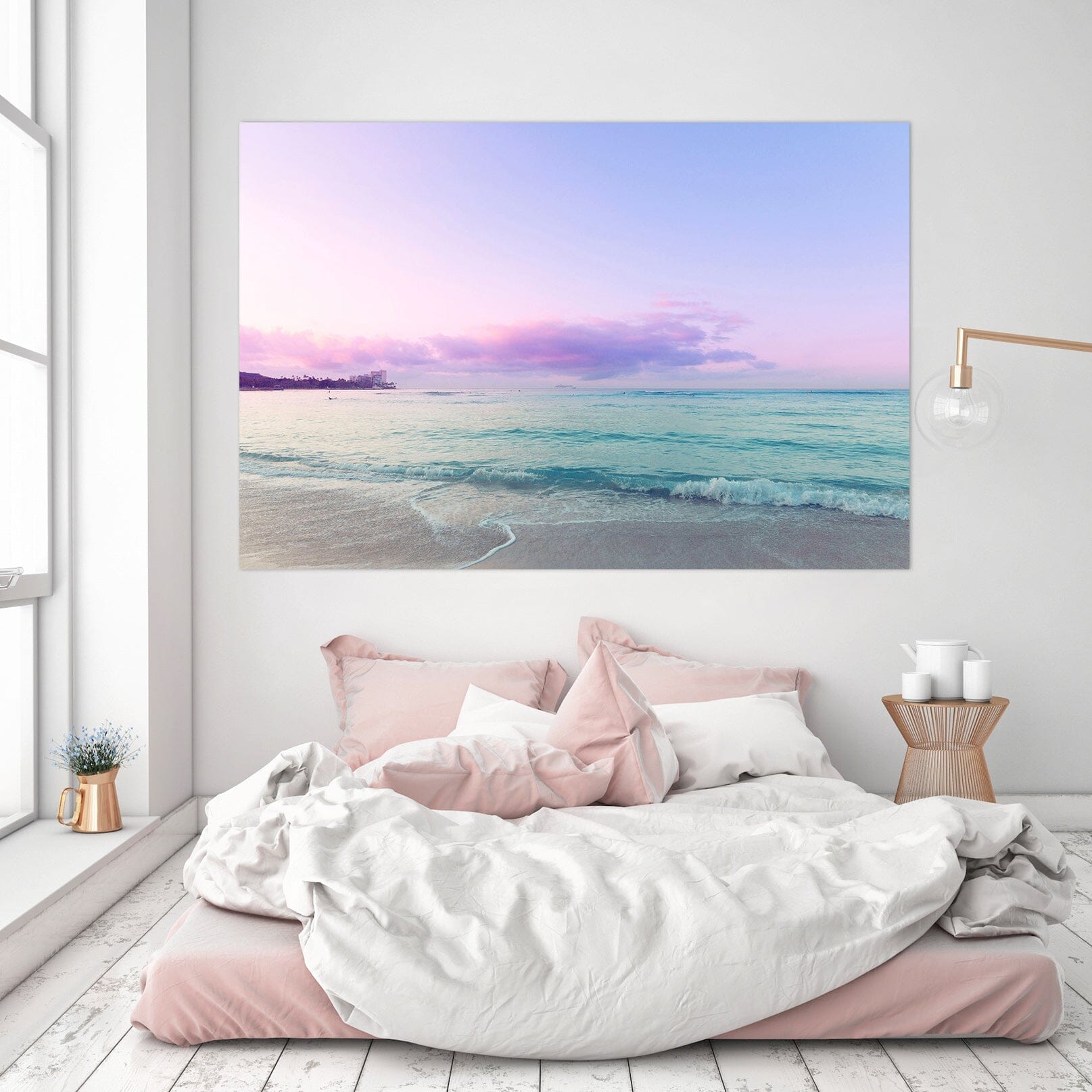 3D Purple Sky 015 Noirblanc777 Wall Sticker Wallpaper AJ Wallpaper 2