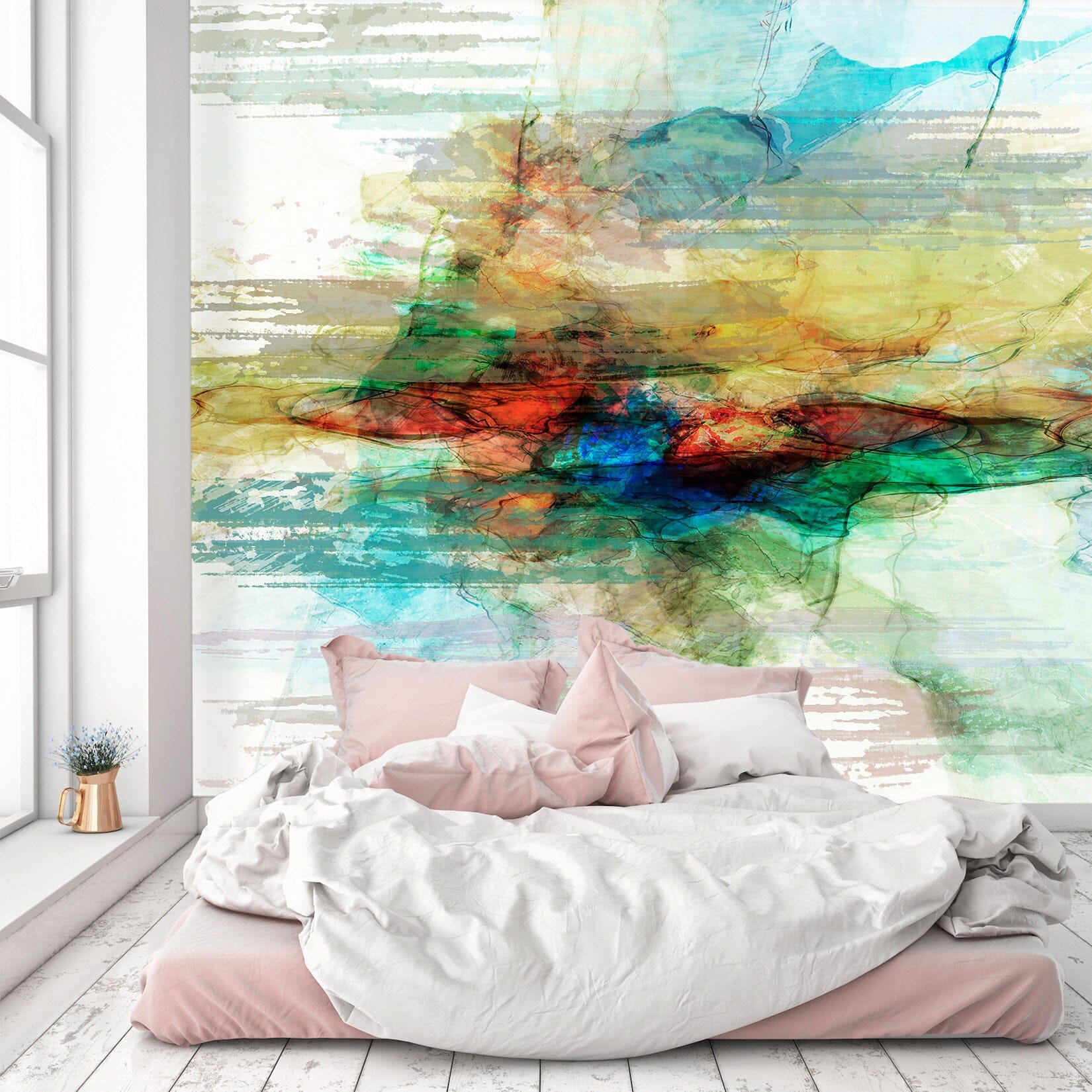 3D Colorful Pattern 1531 Michael Tienhaara Wall Mural Wall Murals Wallpaper AJ Wallpaper 2
