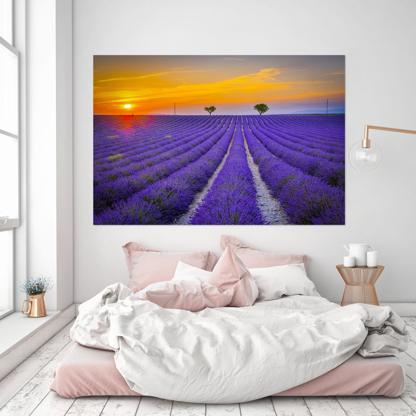 3D Lavender Estate 222 Marco Carmassi Wall Sticker Wallpaper AJ Wallpaper 2