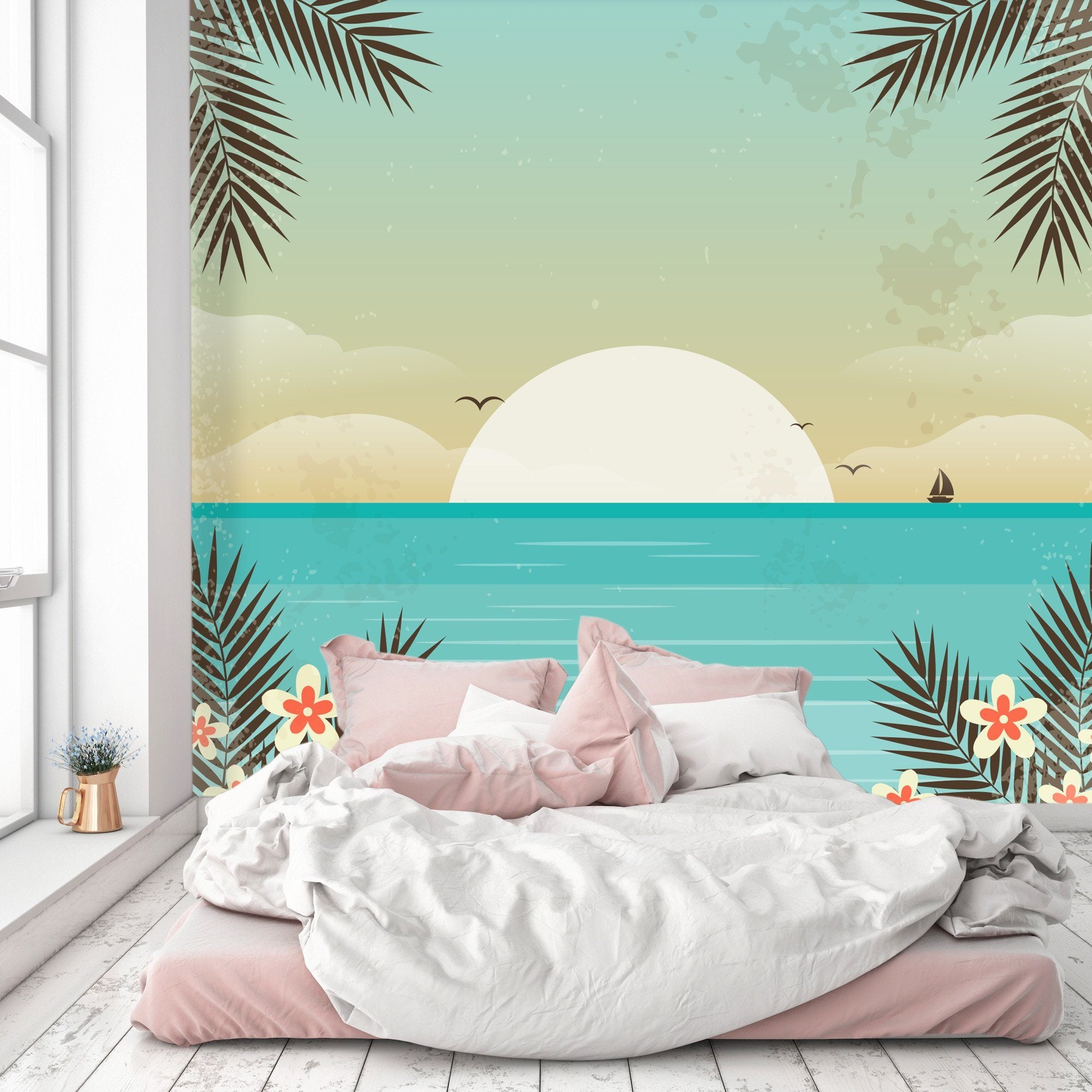 3D Sun Rise 635 Wallpaper AJ Wallpaper