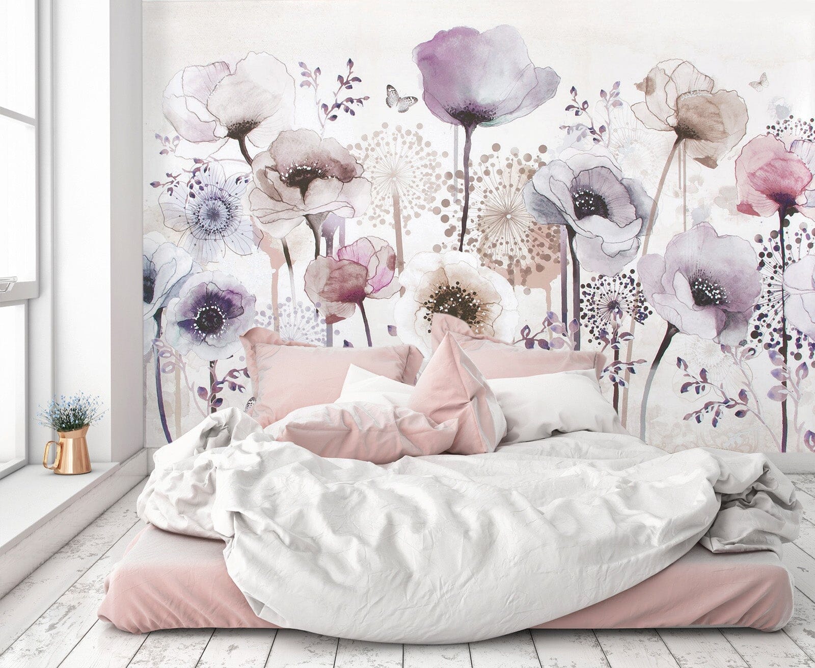 3D Fragrant Butterfly 101 Wall Murals Wallpaper AJ Wallpaper 2