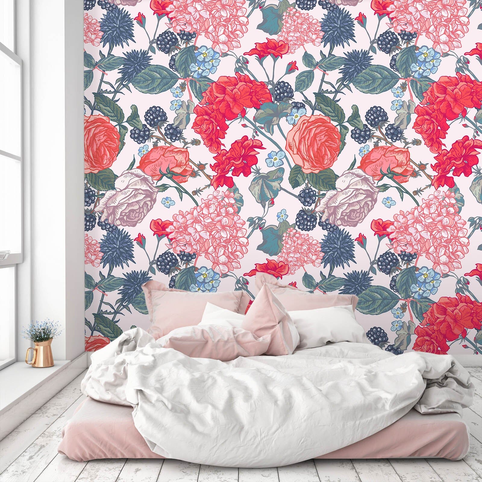 3D Safflower Grape 52 Wall Murals Wallpaper AJ Wallpaper 2