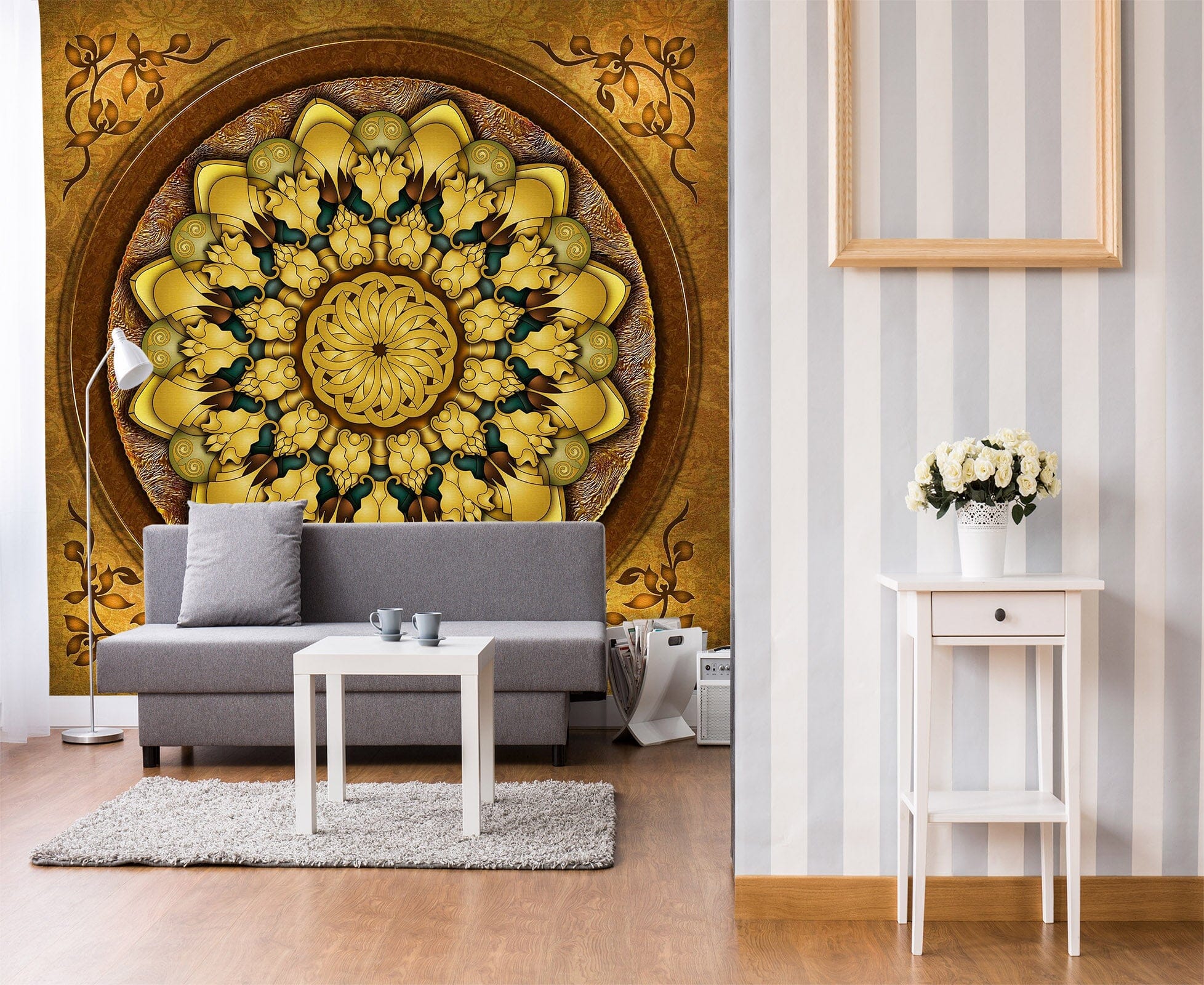 3D Round Pattern 1522 Wall Murals Wallpaper AJ Wallpaper 2