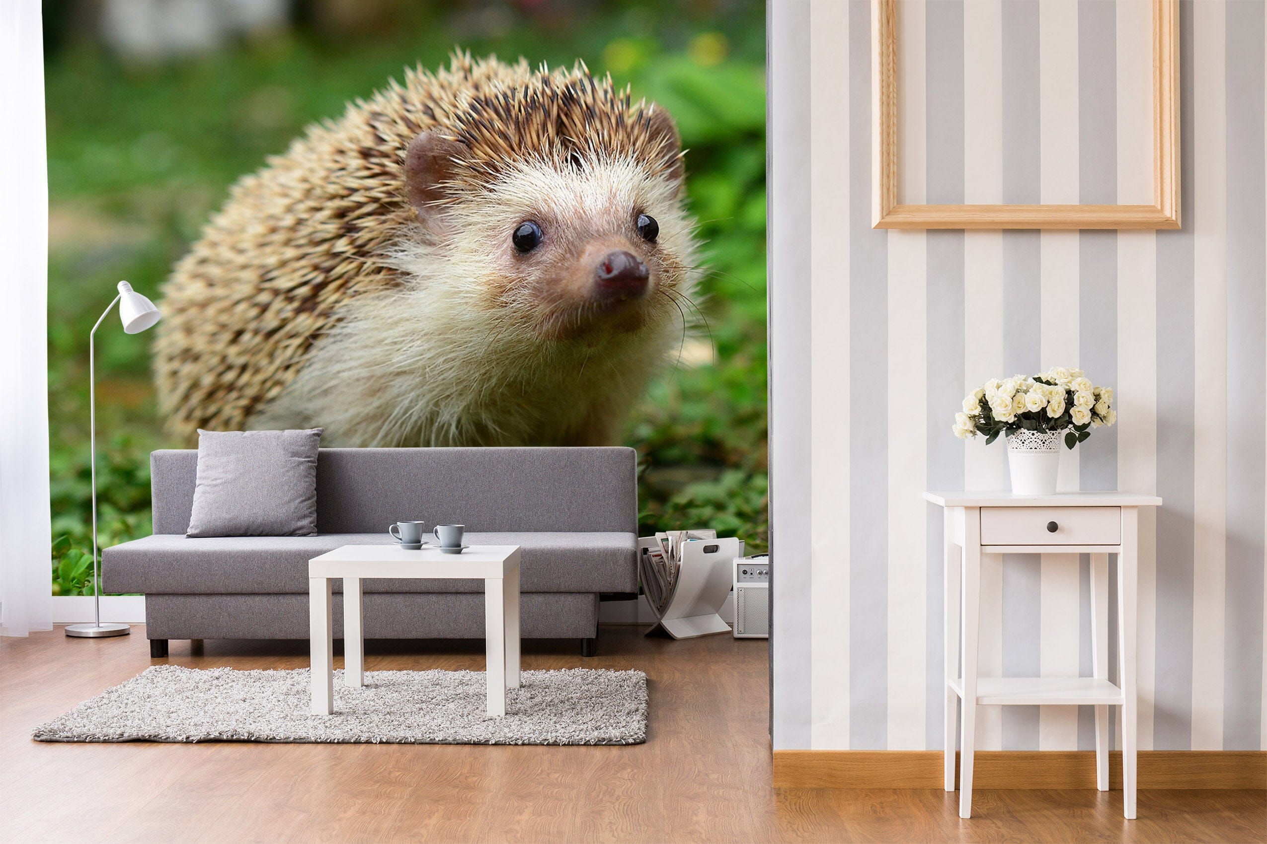 3D Cute Hedgehog 185 Wall Murals Wallpaper AJ Wallpaper 2