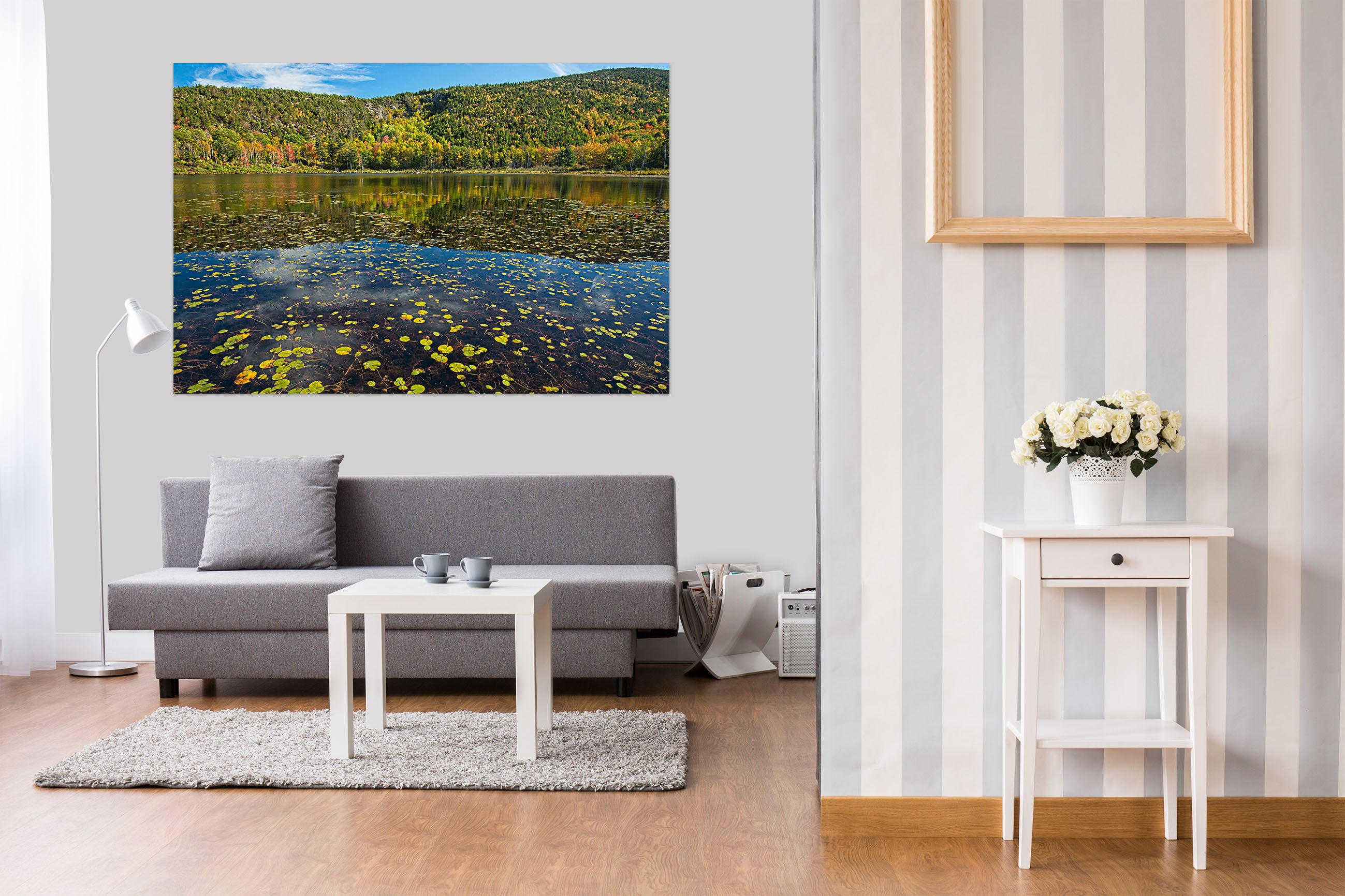 3D Lake Mountain 61194 Kathy Barefield Wall Sticker