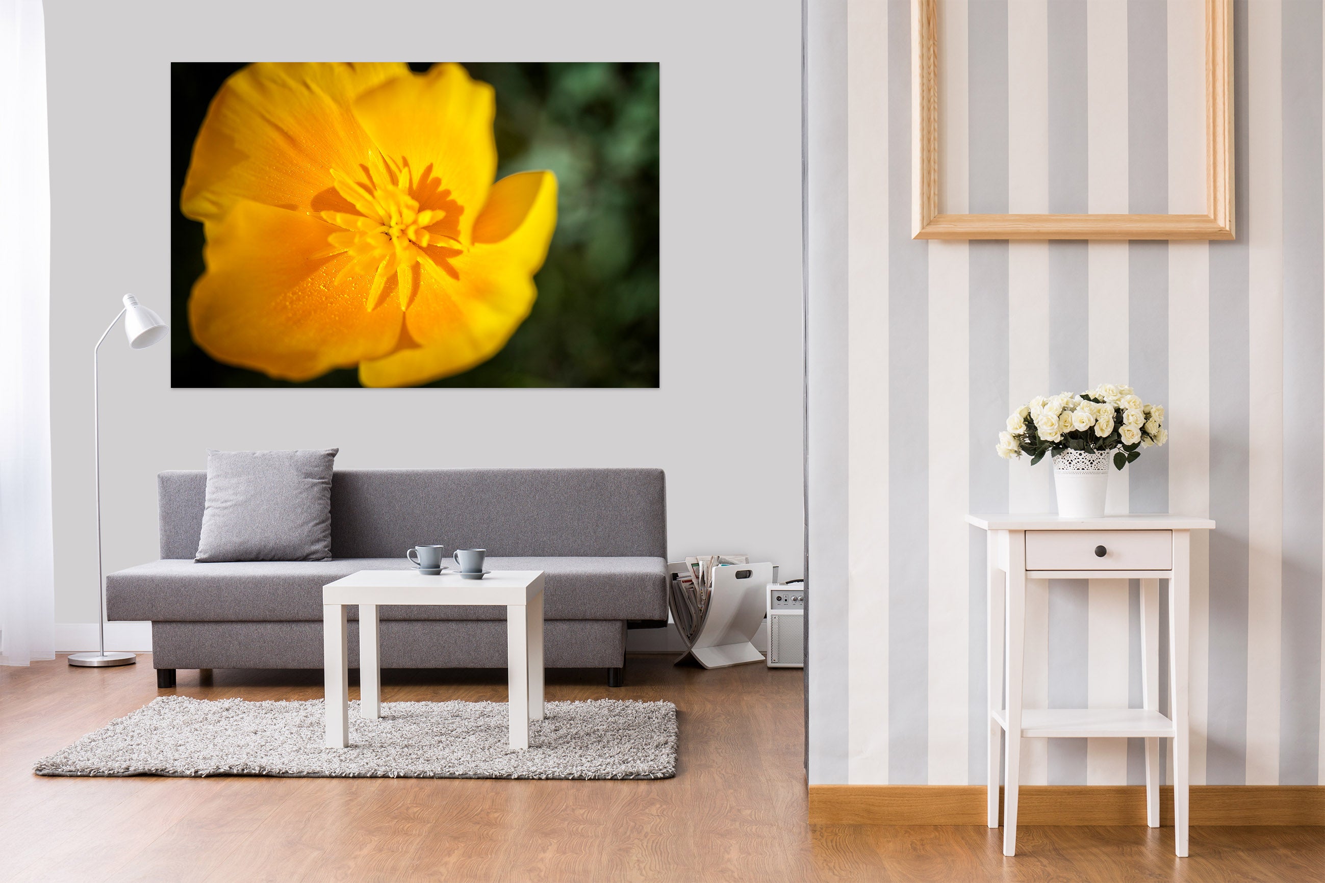 3D Yellow Flowers 61178 Kathy Barefield Wall Sticker