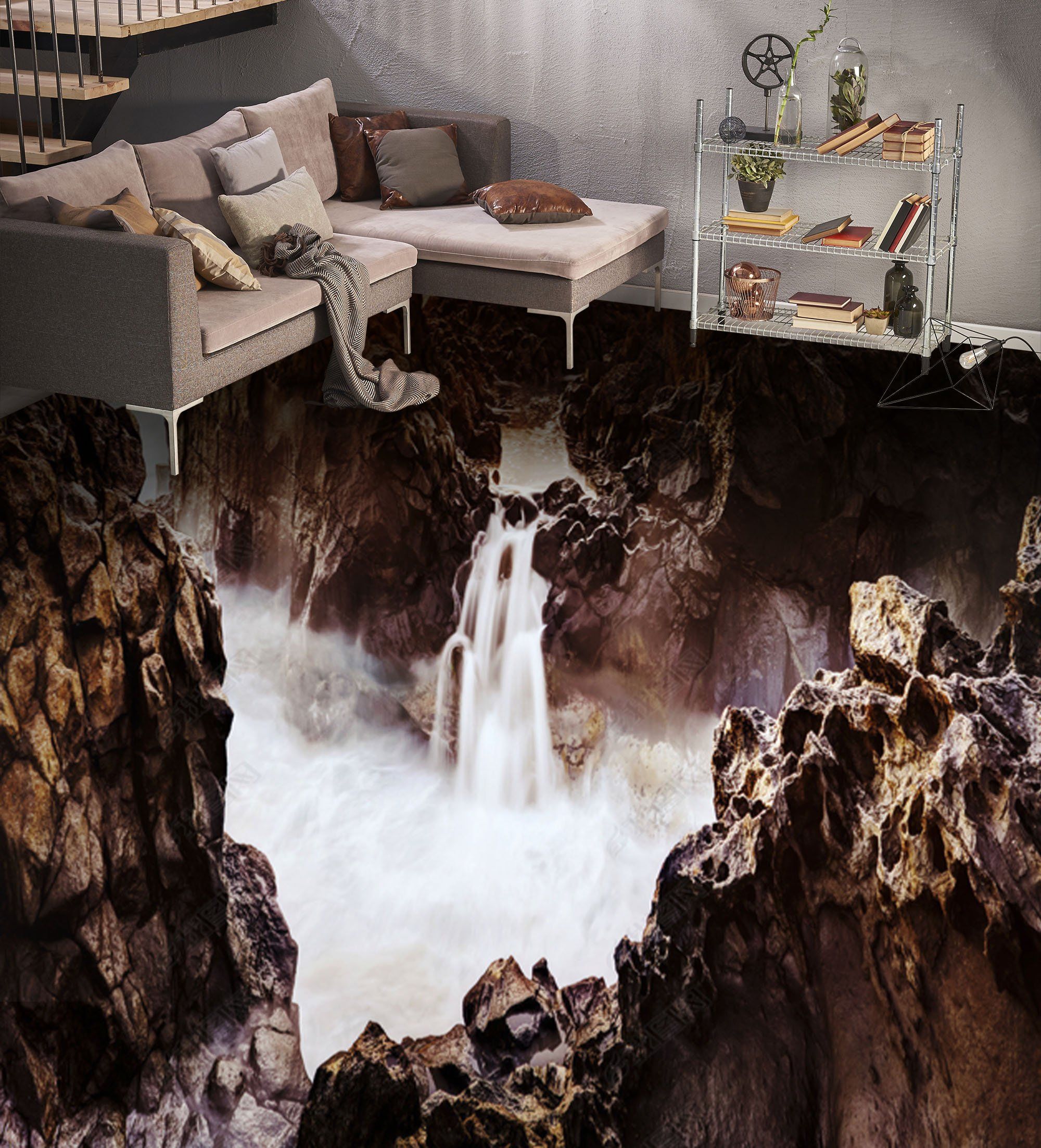 3D Fairyland Floor Mural Wallpaper AJ Wallpaper 2