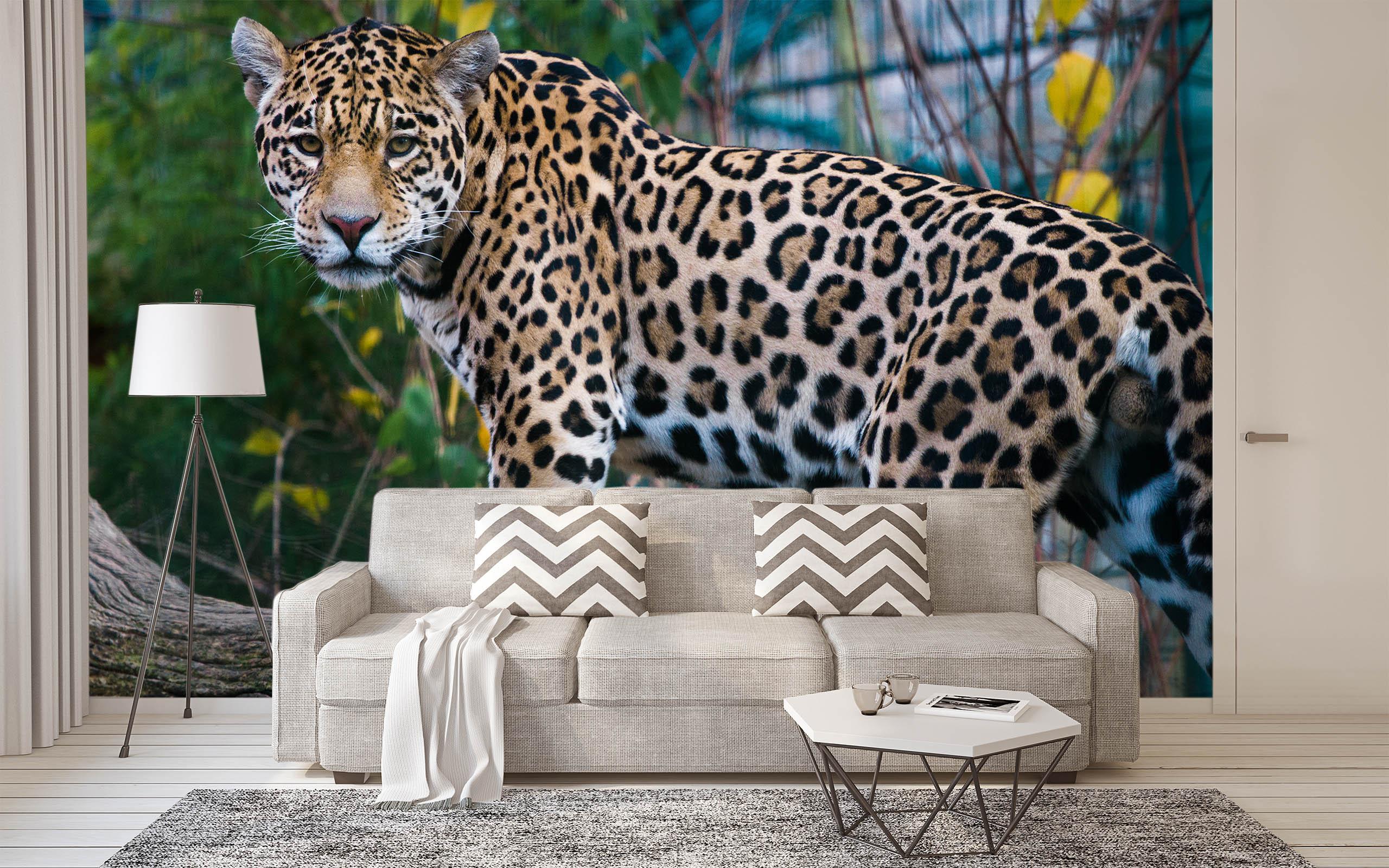 3D Forest Leopard 123 Wallpaper AJ Wallpaper