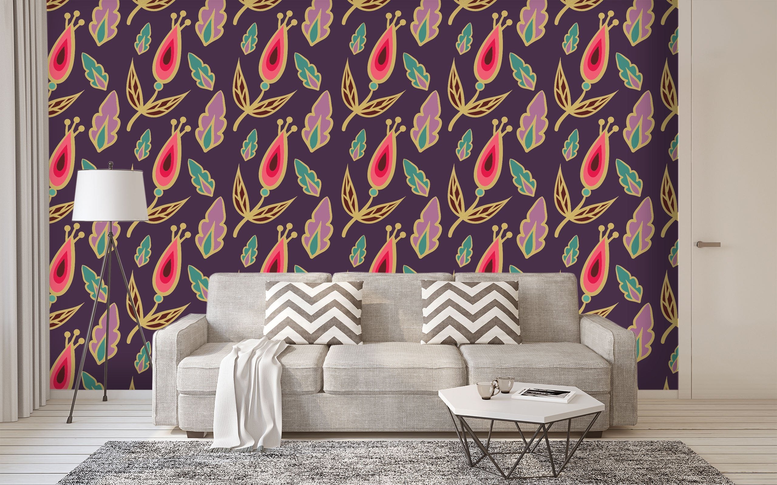 3D Feather Pattern 245 Wallpaper AJ Wallpaper