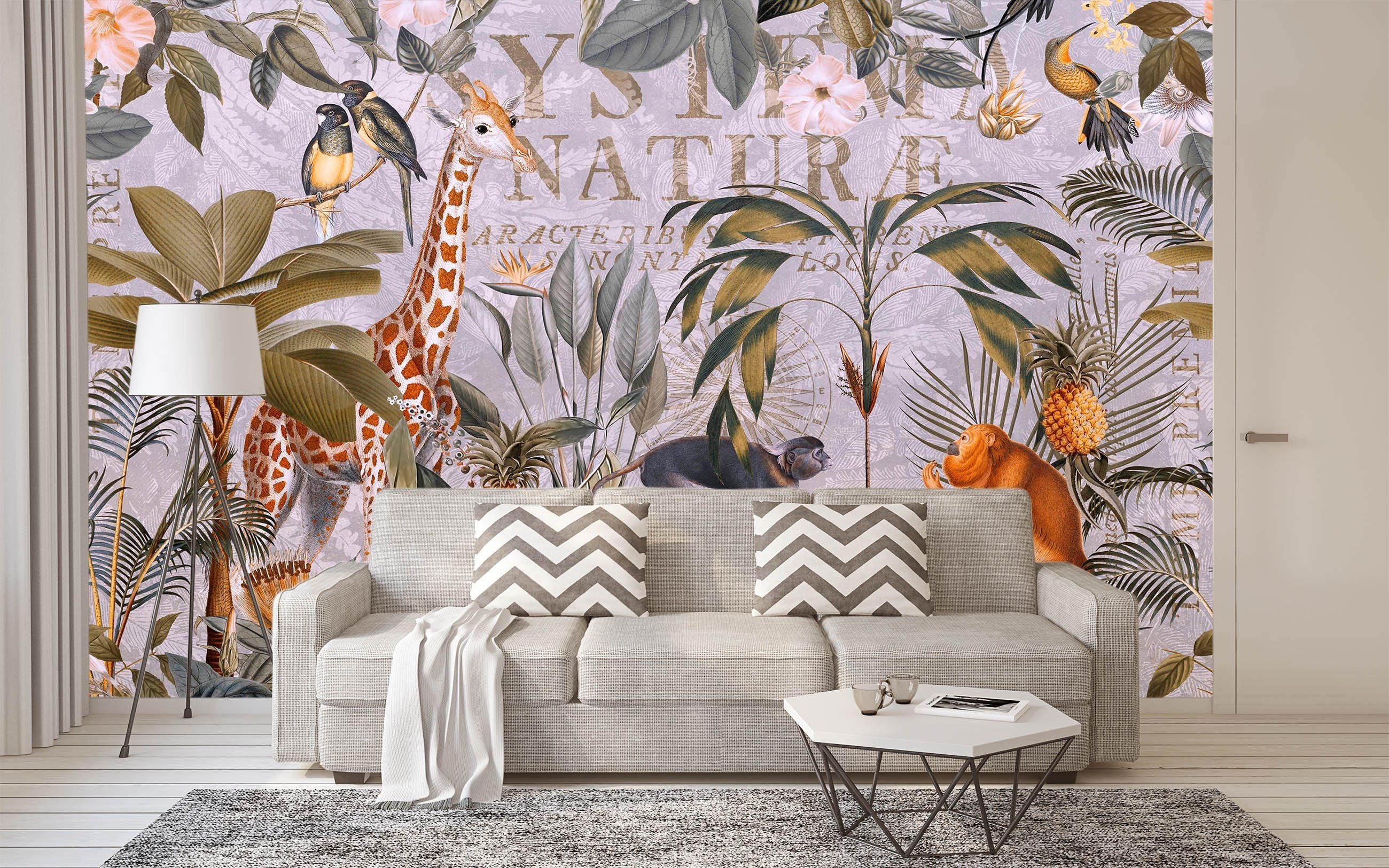 3D Animal Forest 1429 Andrea haase Wall Mural Wall Murals Wallpaper AJ Wallpaper 2