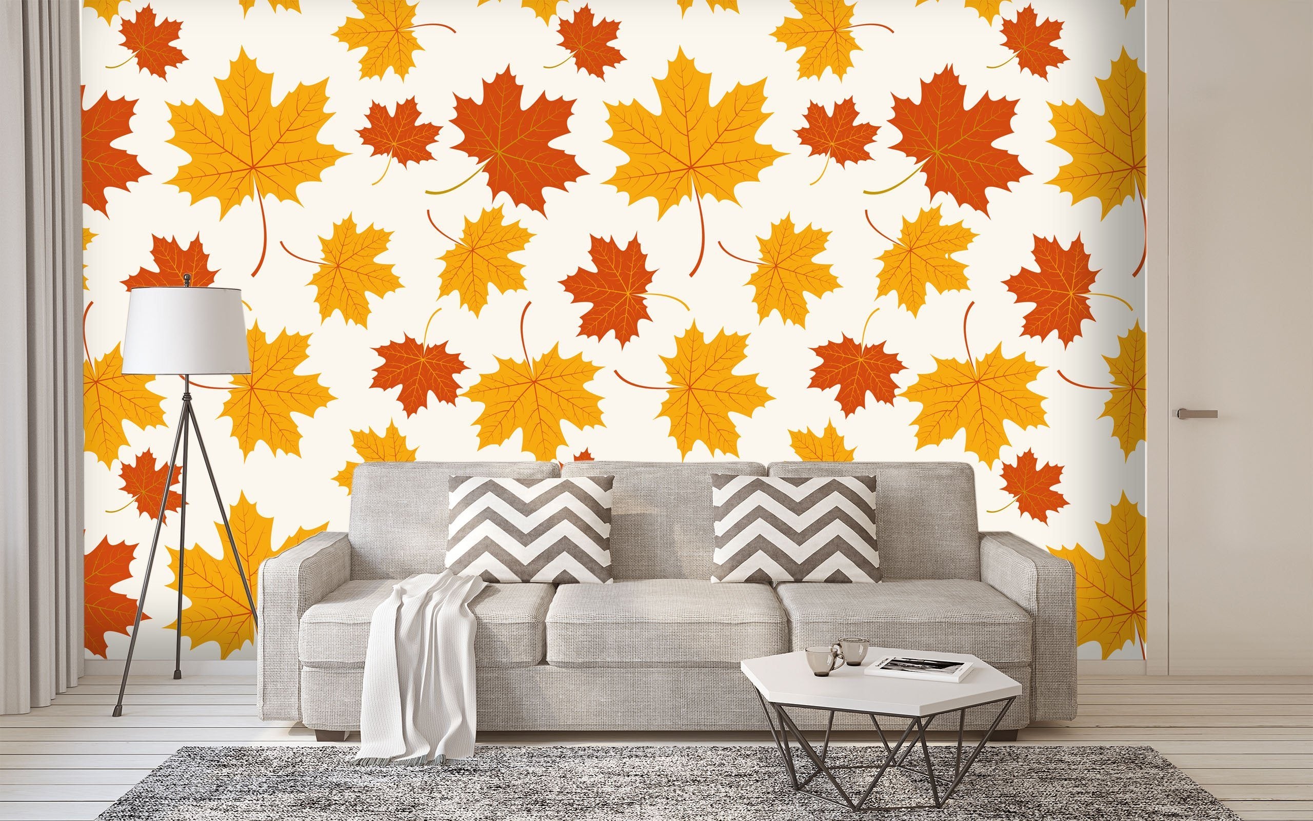 3D Maple Leaf 271 Wallpaper AJ Wallpaper