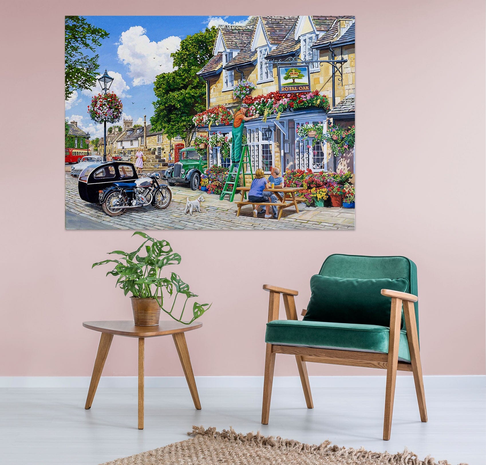 3D The Royal Oak 077 Trevor Mitchell Wall Sticker Wallpaper AJ Wallpaper 2