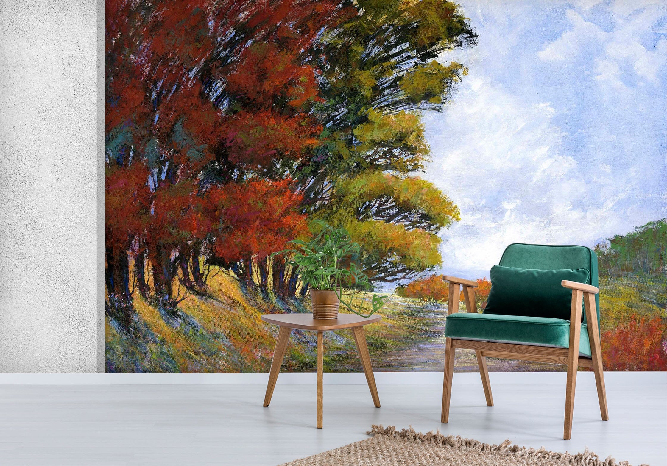 3D Forest River 1512 Michael Tienhaara Wall Mural Wall Murals Wallpaper AJ Wallpaper 2