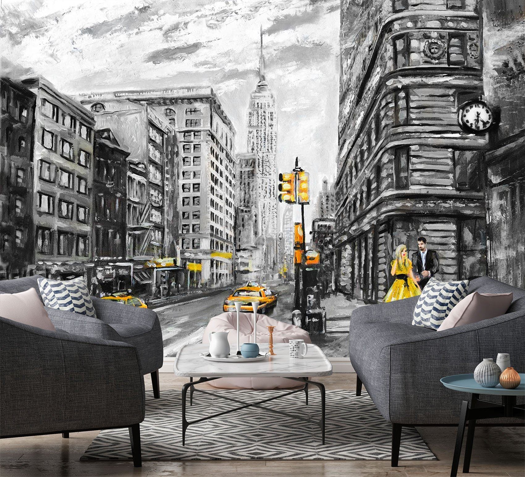 3D Intersection Car 651 Wallpaper AJ Wallpaper 2