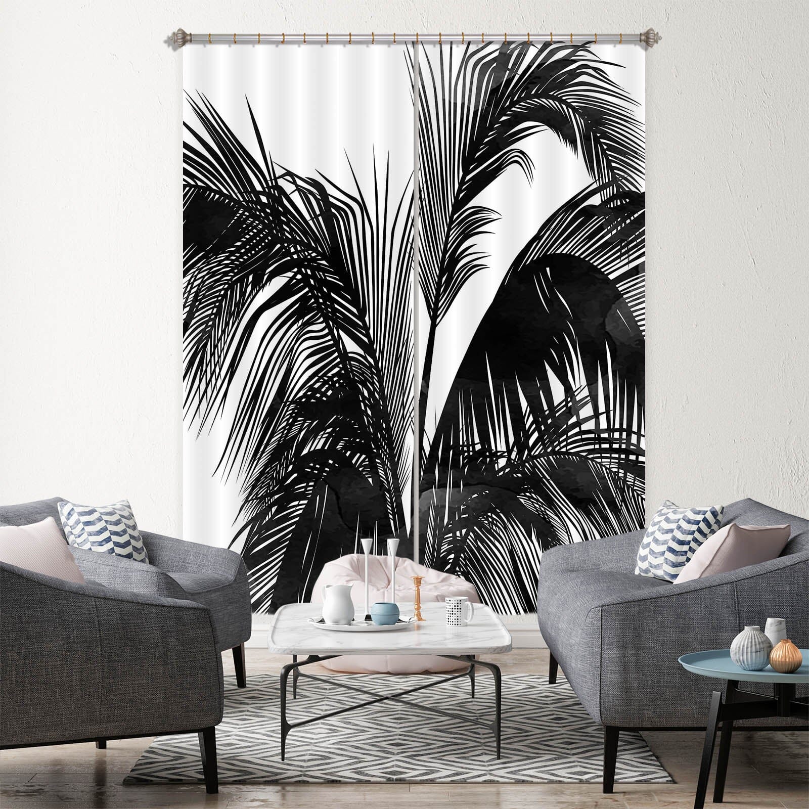 3D Lush Leaves 1115 Boris Draschoff Curtain Curtains Drapes Curtains AJ Creativity Home