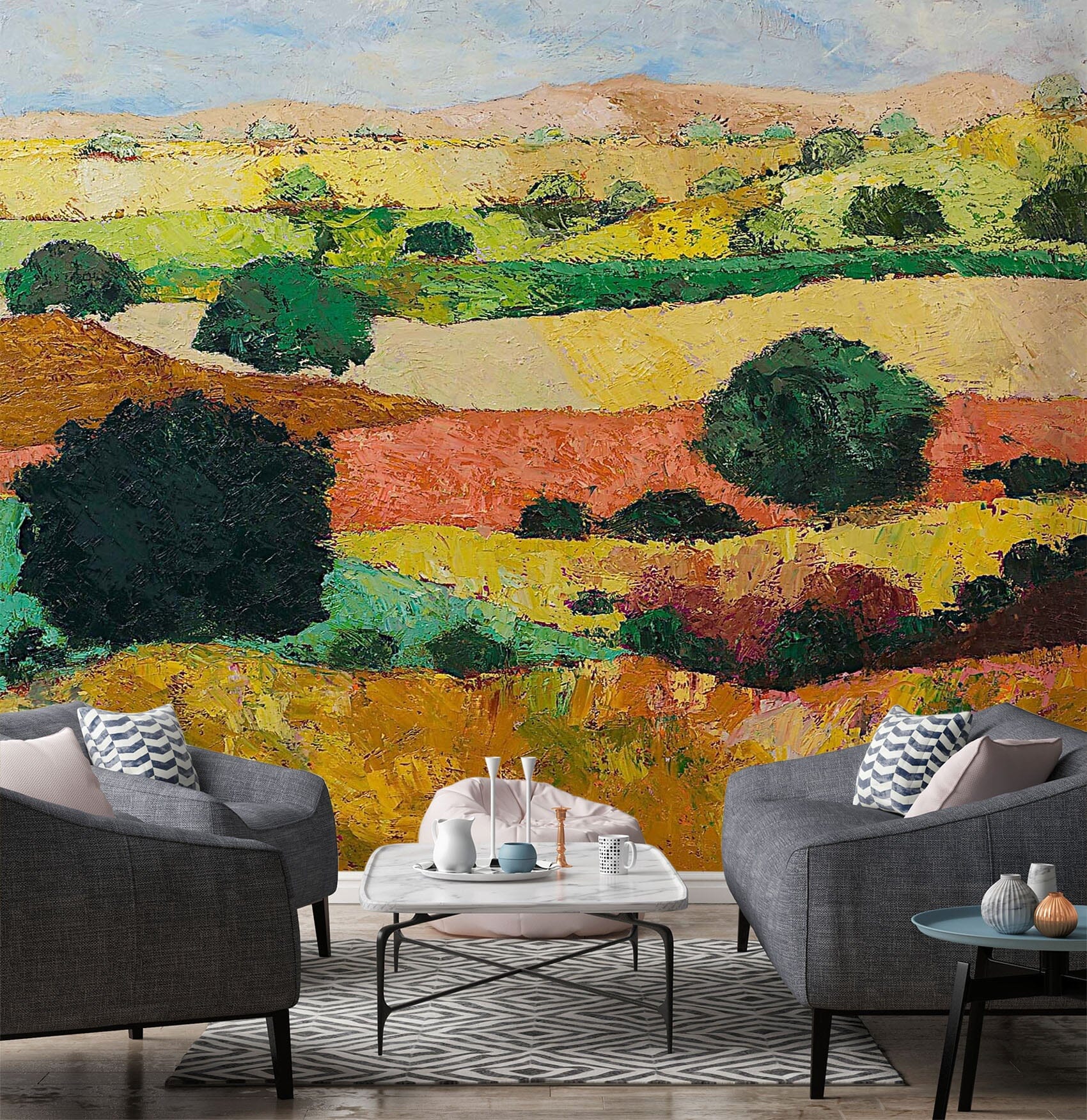 3D Color Pastoral 149 Allan P. Friedlander Wall Mural Wall Murals Wallpaper AJ Wallpaper 2
