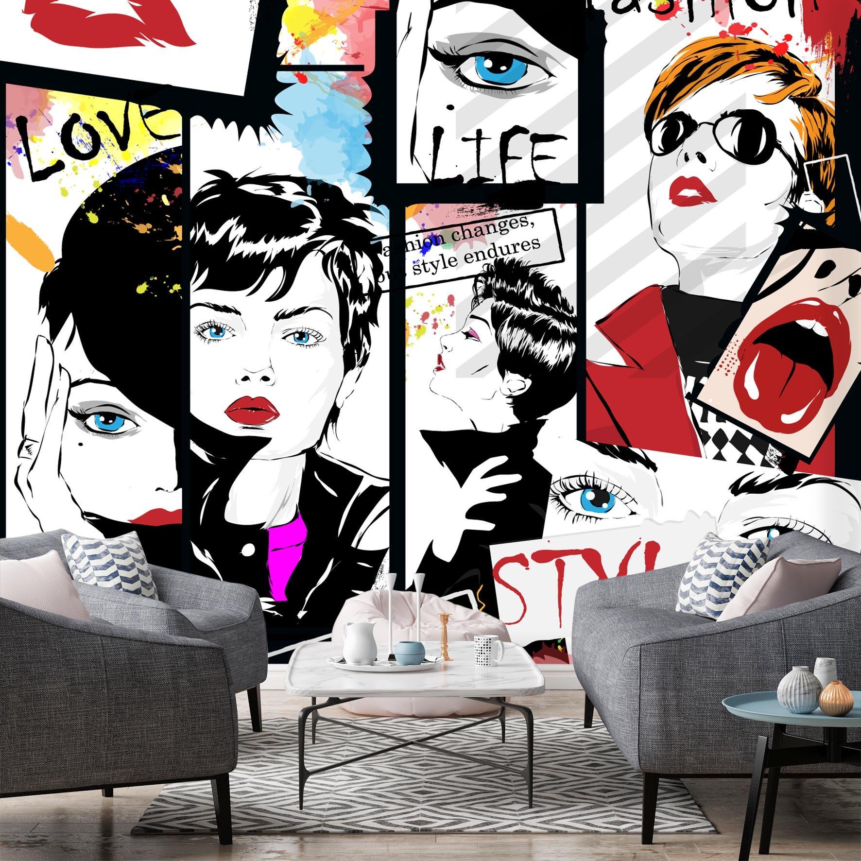 3D Beautiful Red Lips 703 Wallpaper AJ Wallpaper