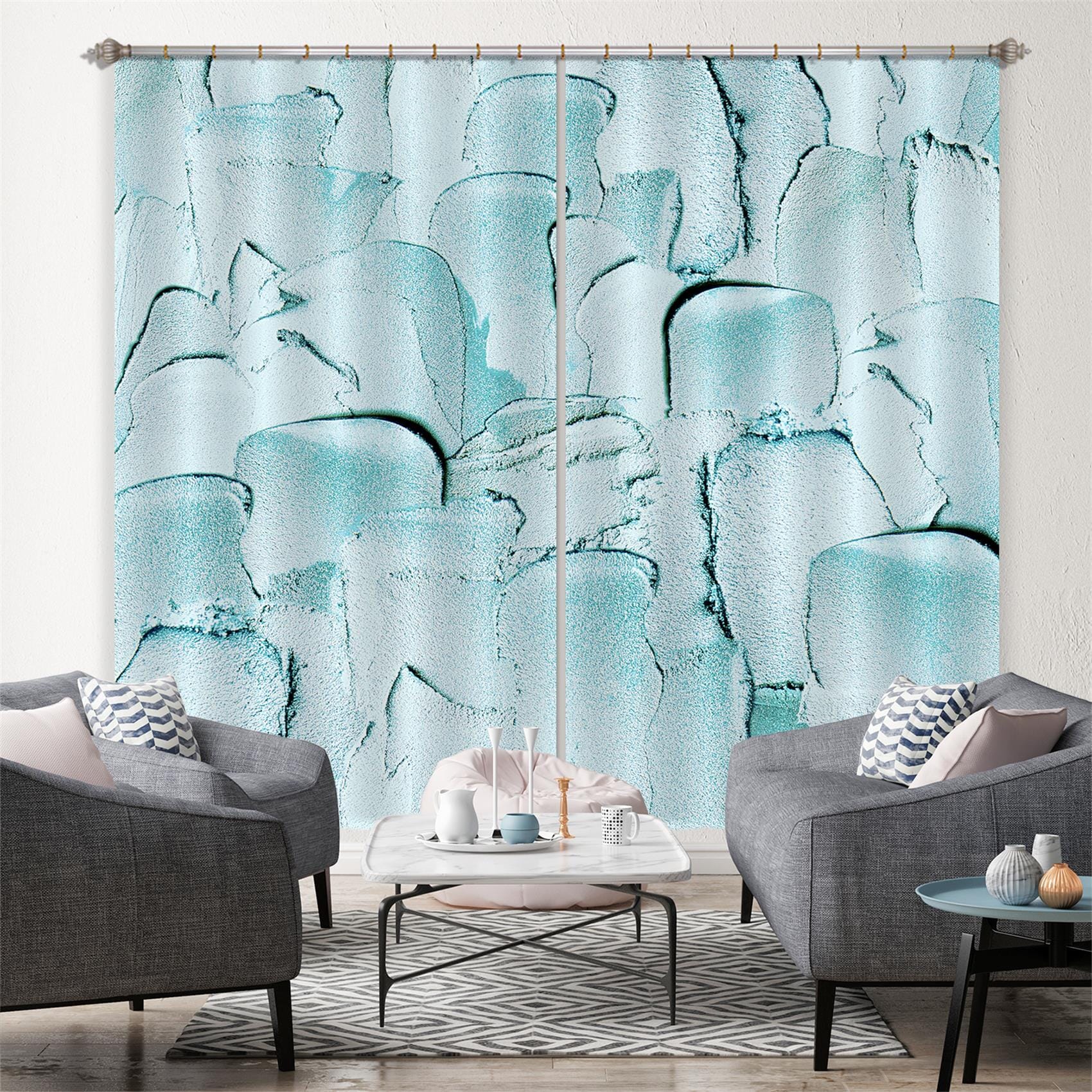 3D Pigment Painting 186 Uta Naumann Curtain Curtains Drapes Curtains AJ Creativity Home