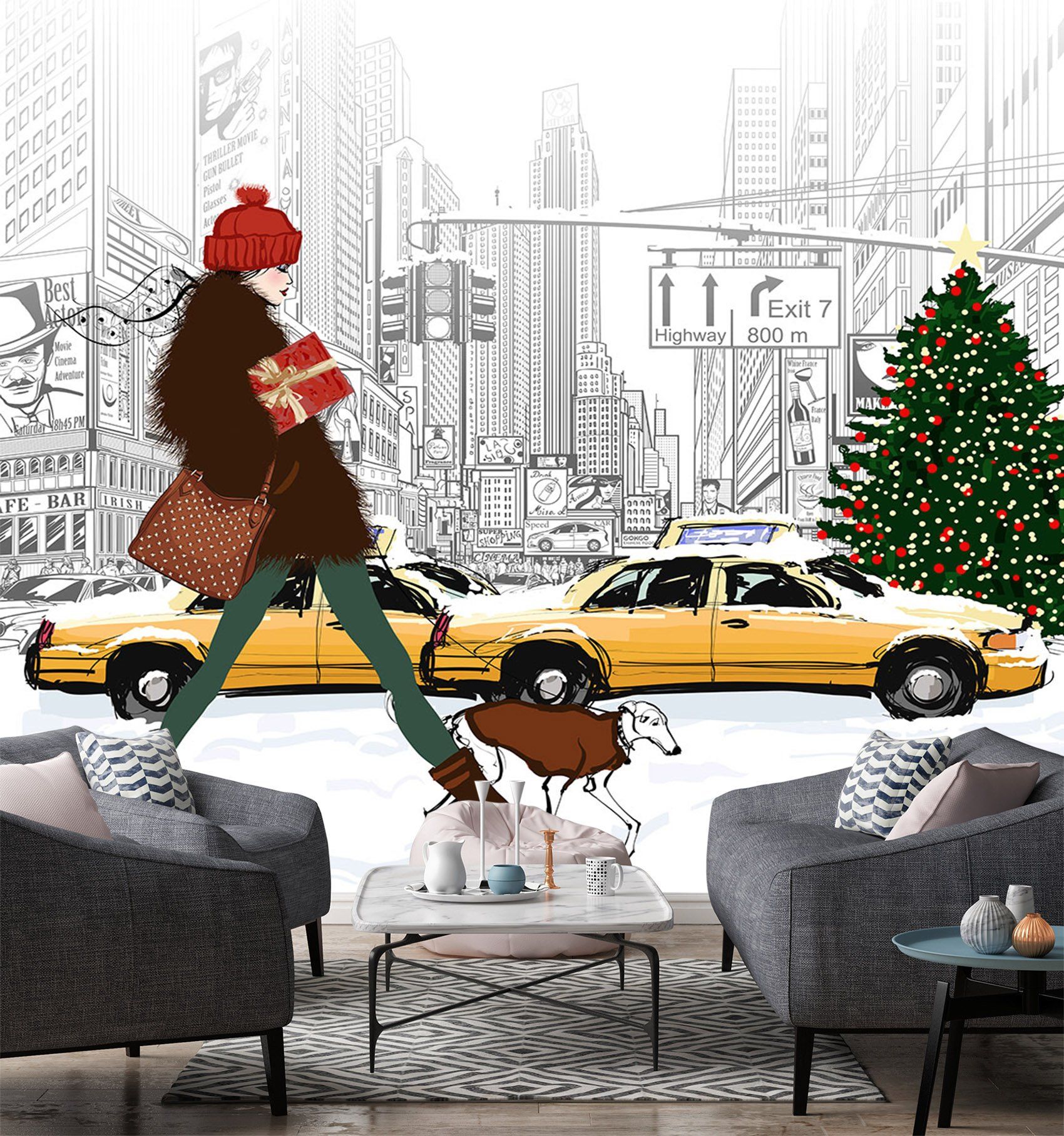 3D Taxi Walking The Dog 656 Wallpaper AJ Wallpaper 2