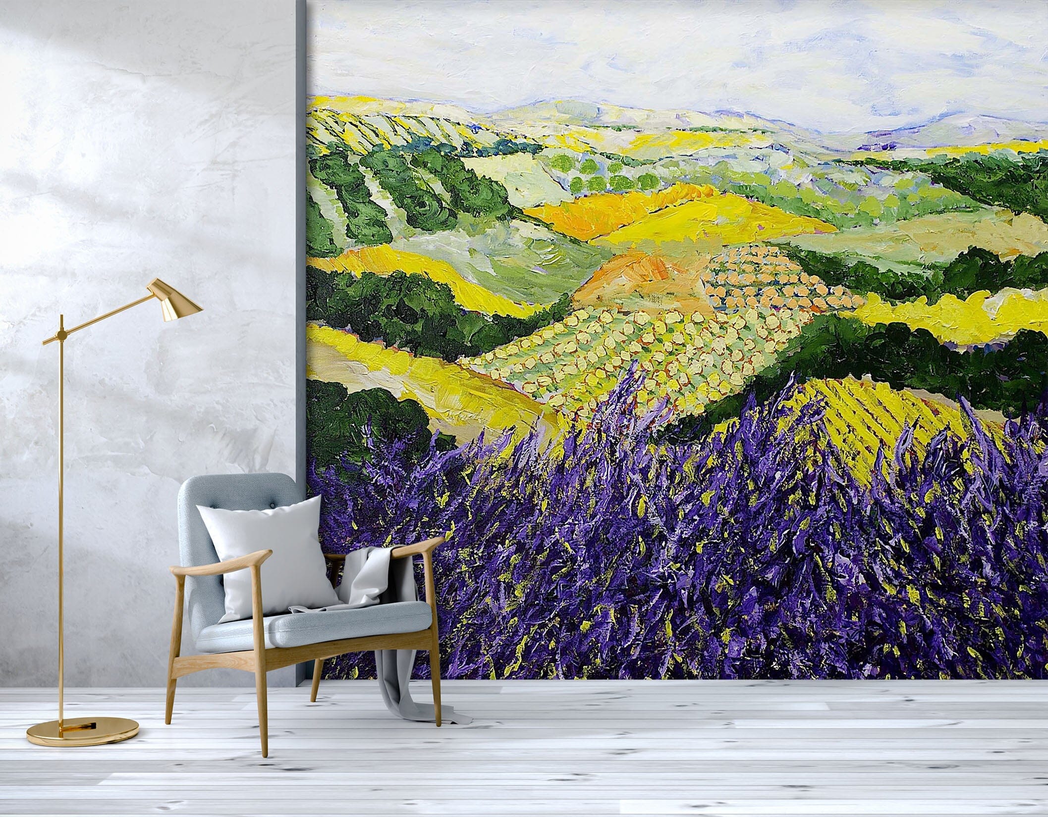 3D Field Flowers 123 Allan P. Friedlander Wall Mural Wall Murals Wallpaper AJ Wallpaper 2