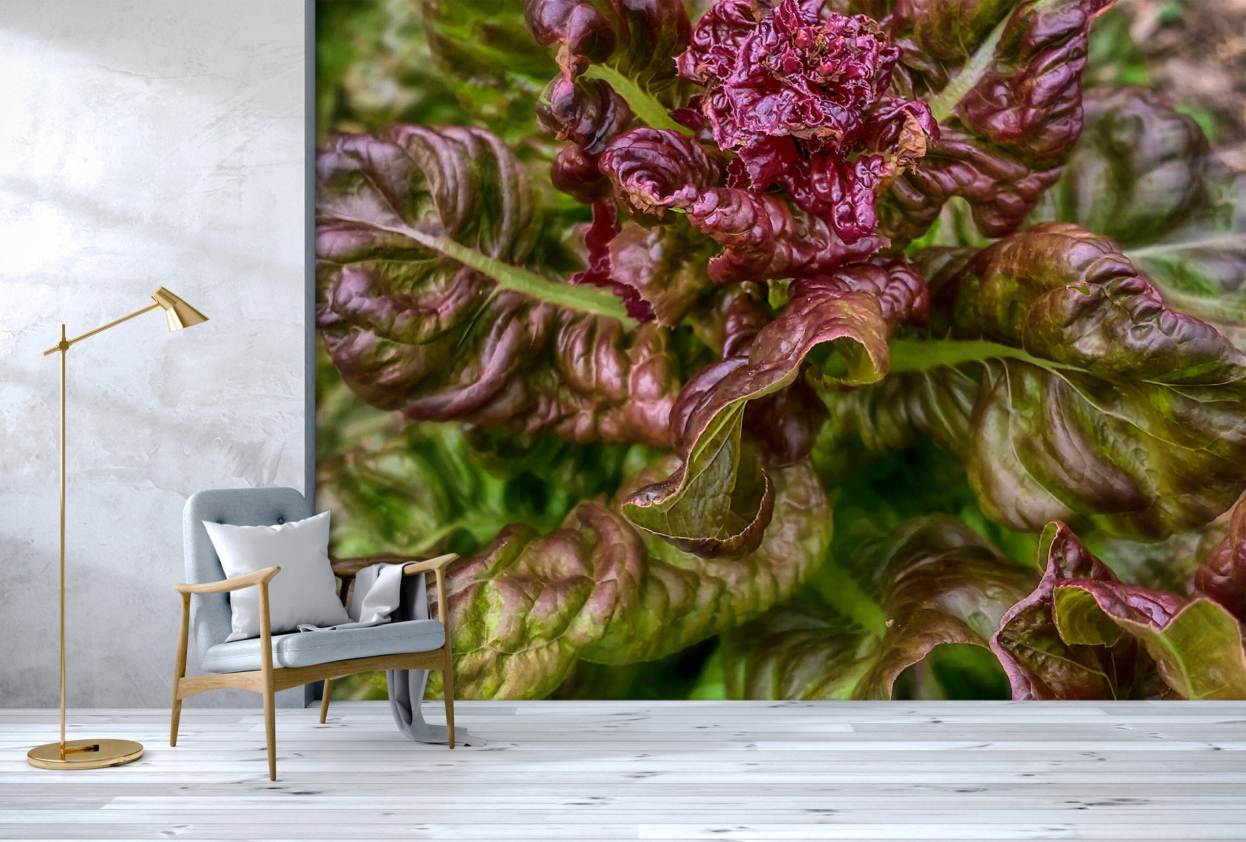 3D Purple Plant 112 Jerry LoFaro Wall Mural Wall Murals Wallpaper AJ Wallpaper 2