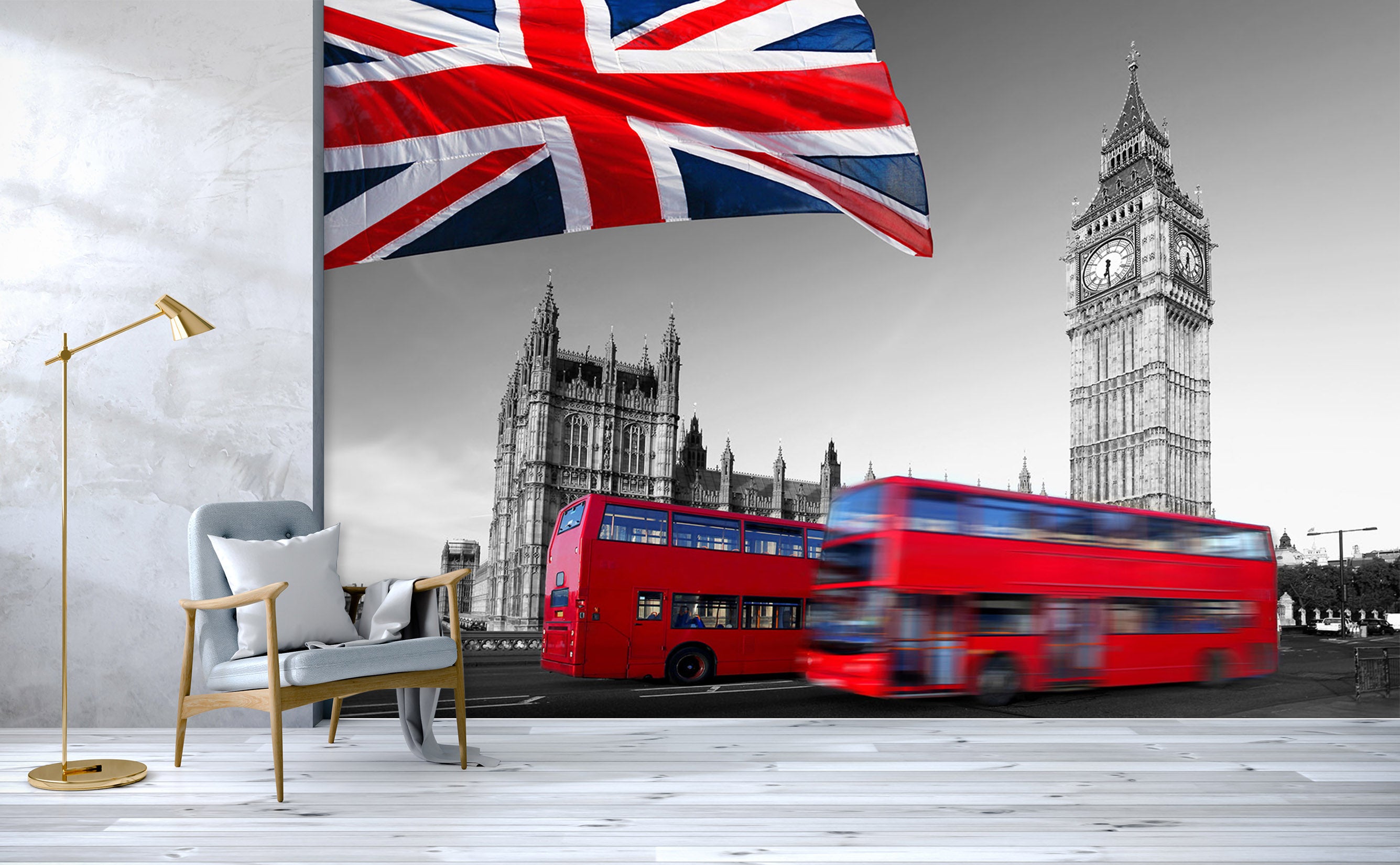 3D Train Flag 175 Vehicle Wall Murals