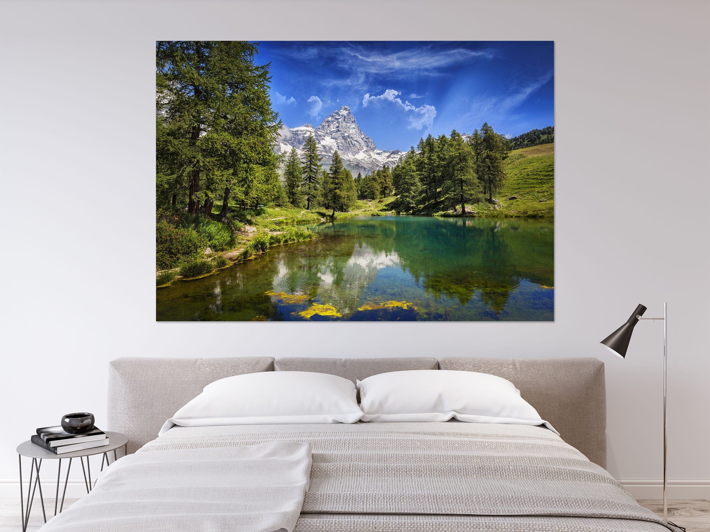 3D Blue Lake 114 Marco Carmassi Wall Sticker Wallpaper AJ Wallpaper 2