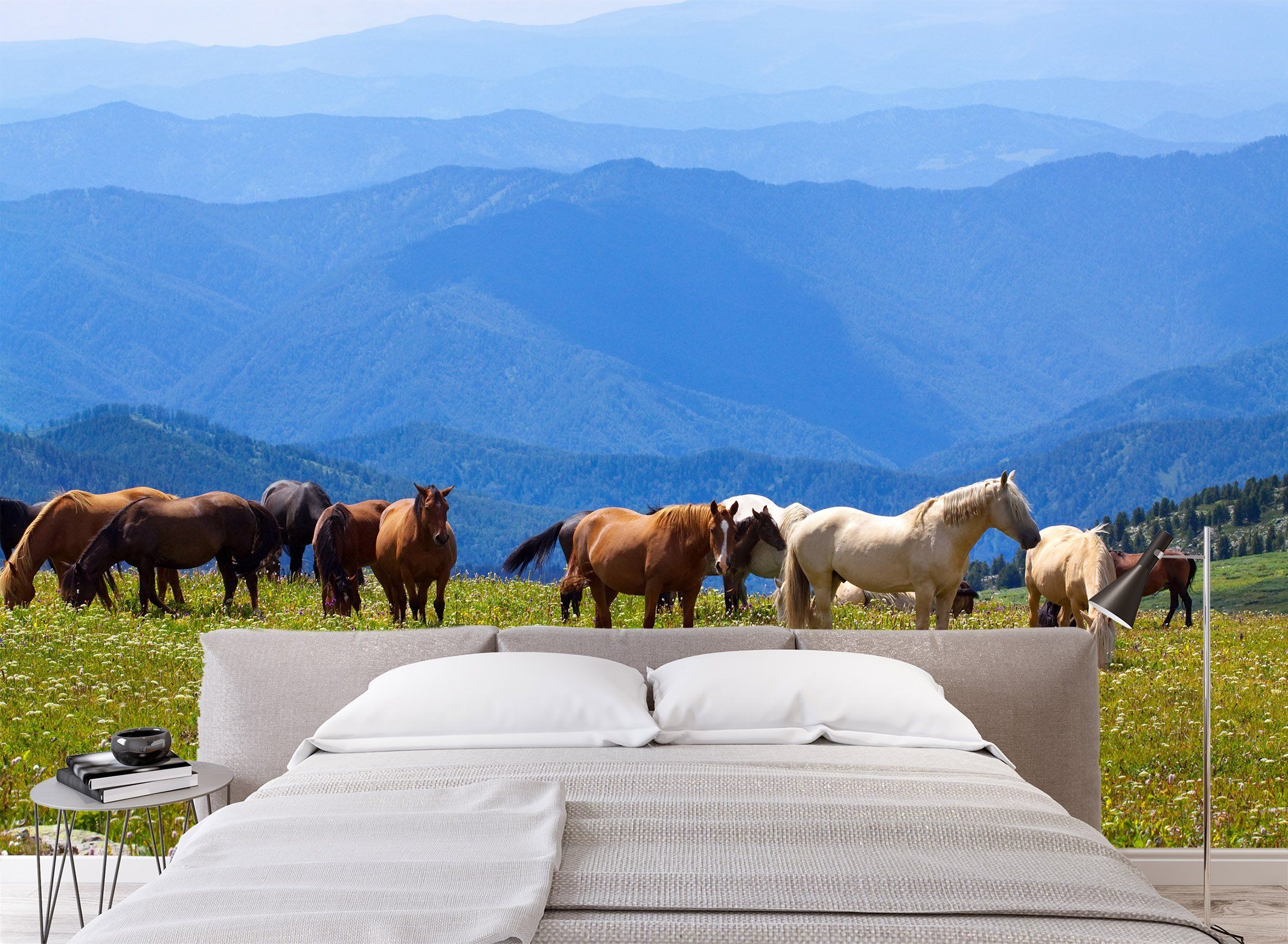 3D Mountain Horse 655 Wallpaper AJ Wallpaper